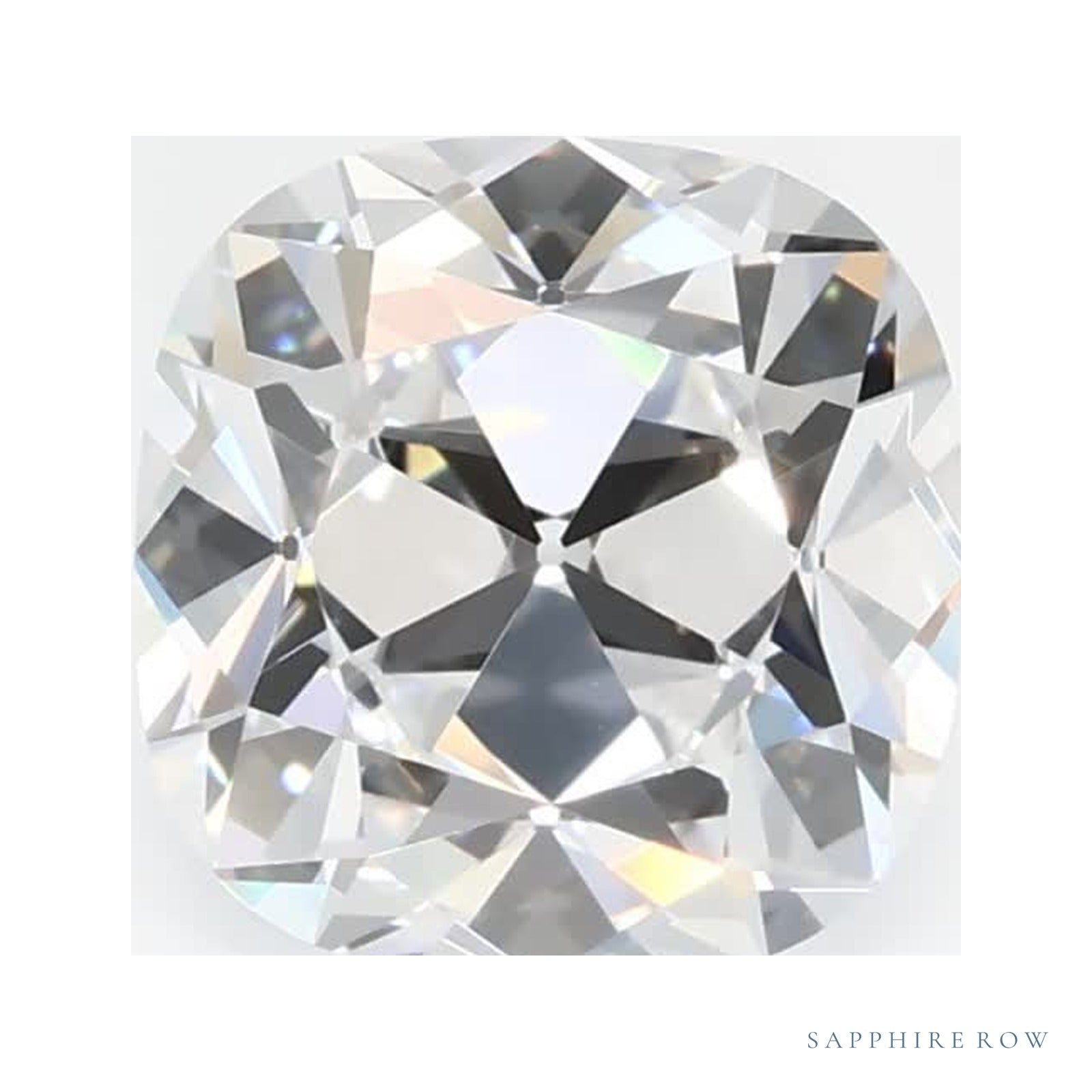 1.25 ct Cushion Lab-Grown Diamond – D VVS1 — Sapphire Row · cut · cut3 · cut4