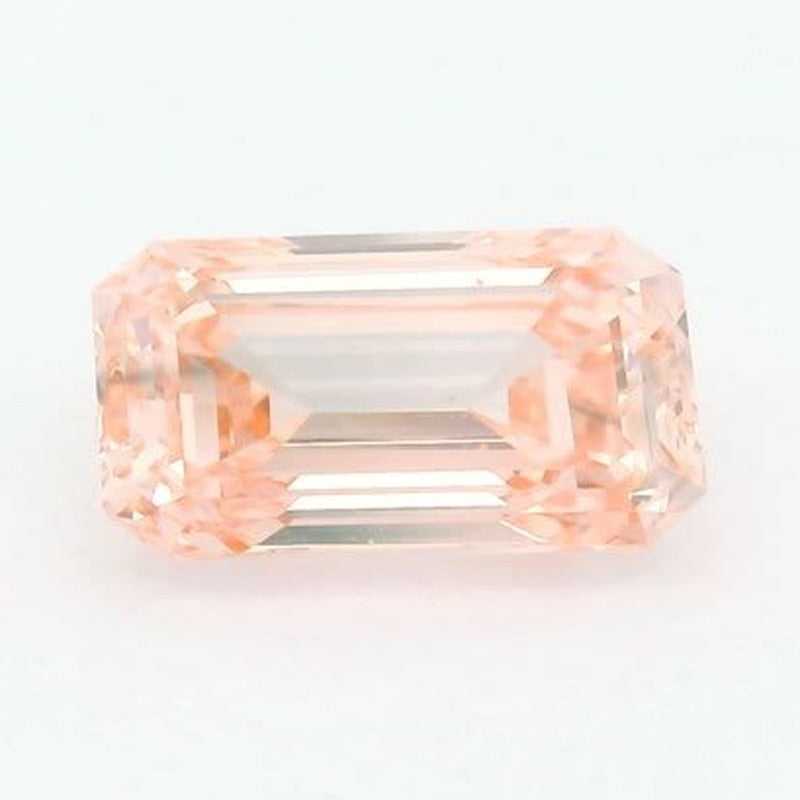 1.23 ct lab-grown fancy vivid pink diamond, emerald cut | Sapphire Row · cut7