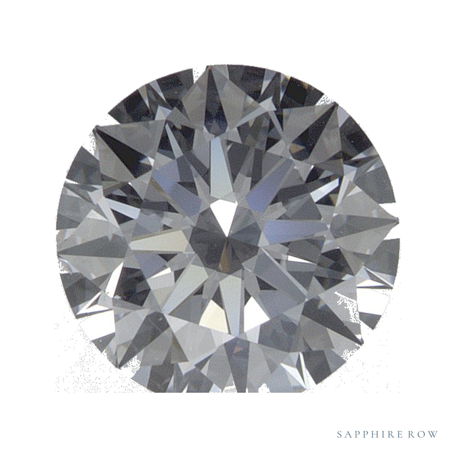1.22 ct lab-grown diamond, round cut | Sapphire Row · cut4