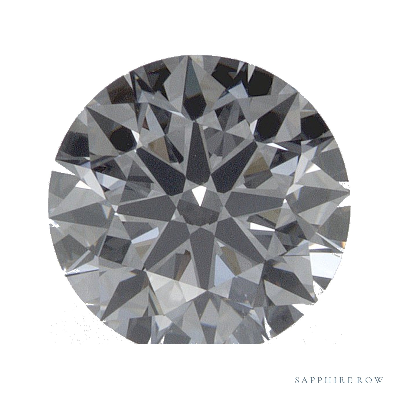 1.22 ct lab-grown diamond, round cut | Sapphire Row · cut4