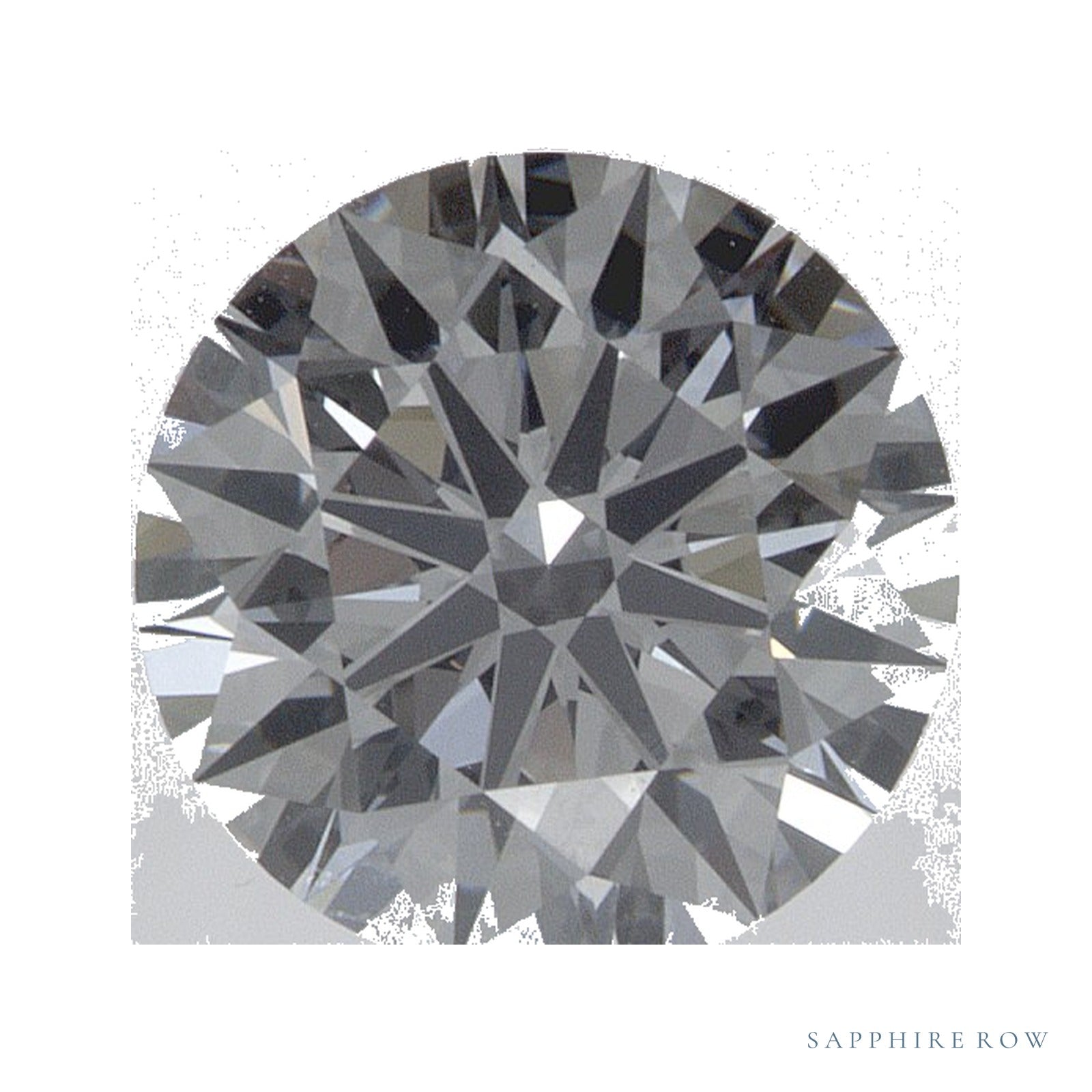 1.22 ct lab-grown diamond, round cut | Sapphire Row · cut4