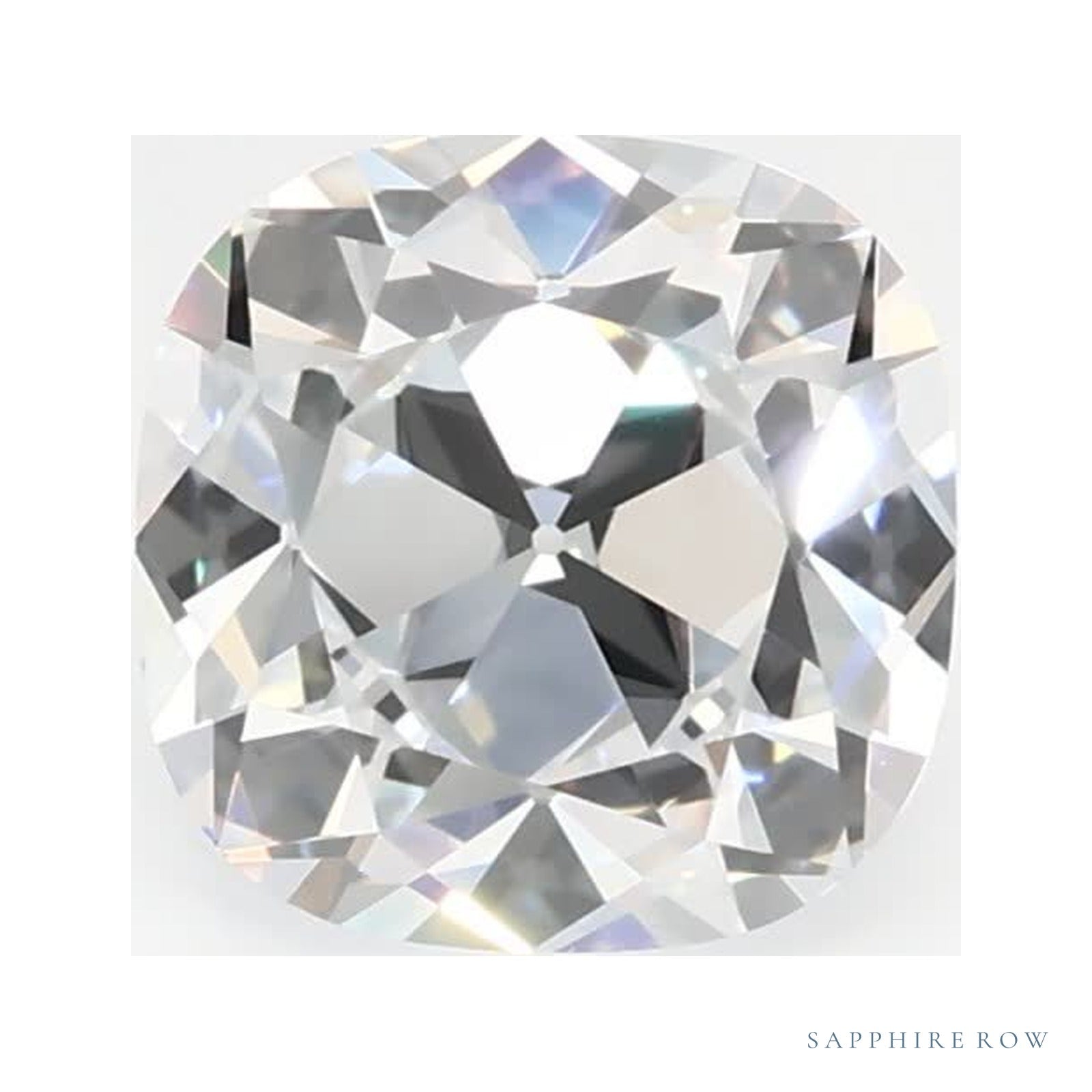 1.21 ct Cushion Lab-Grown Diamond – D VVS1 — Sapphire Row · cut · cut3 · cut4