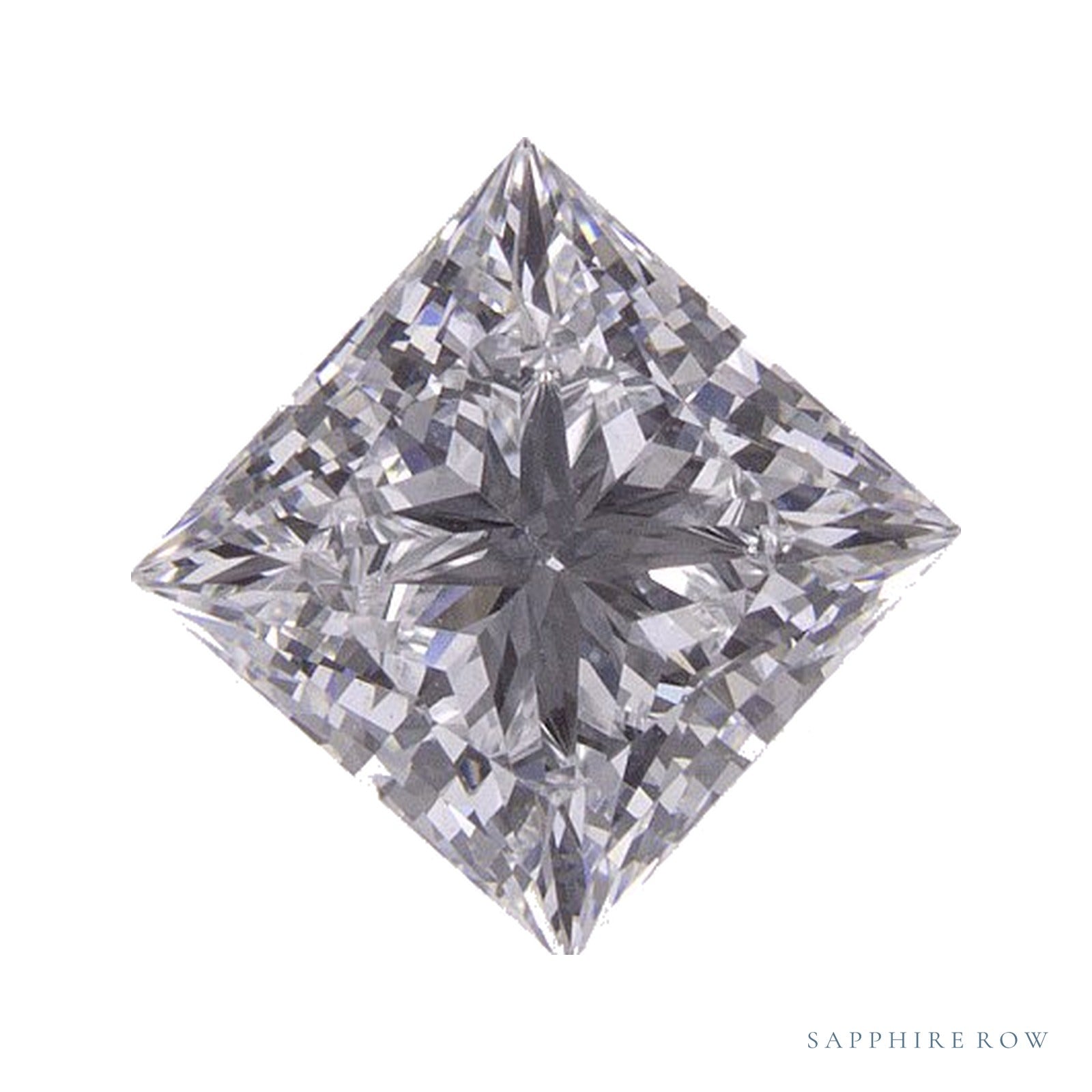 1.21 ct Square Lab-Grown Diamond – E IF — Sapphire Row · cut · cut3 · cut4