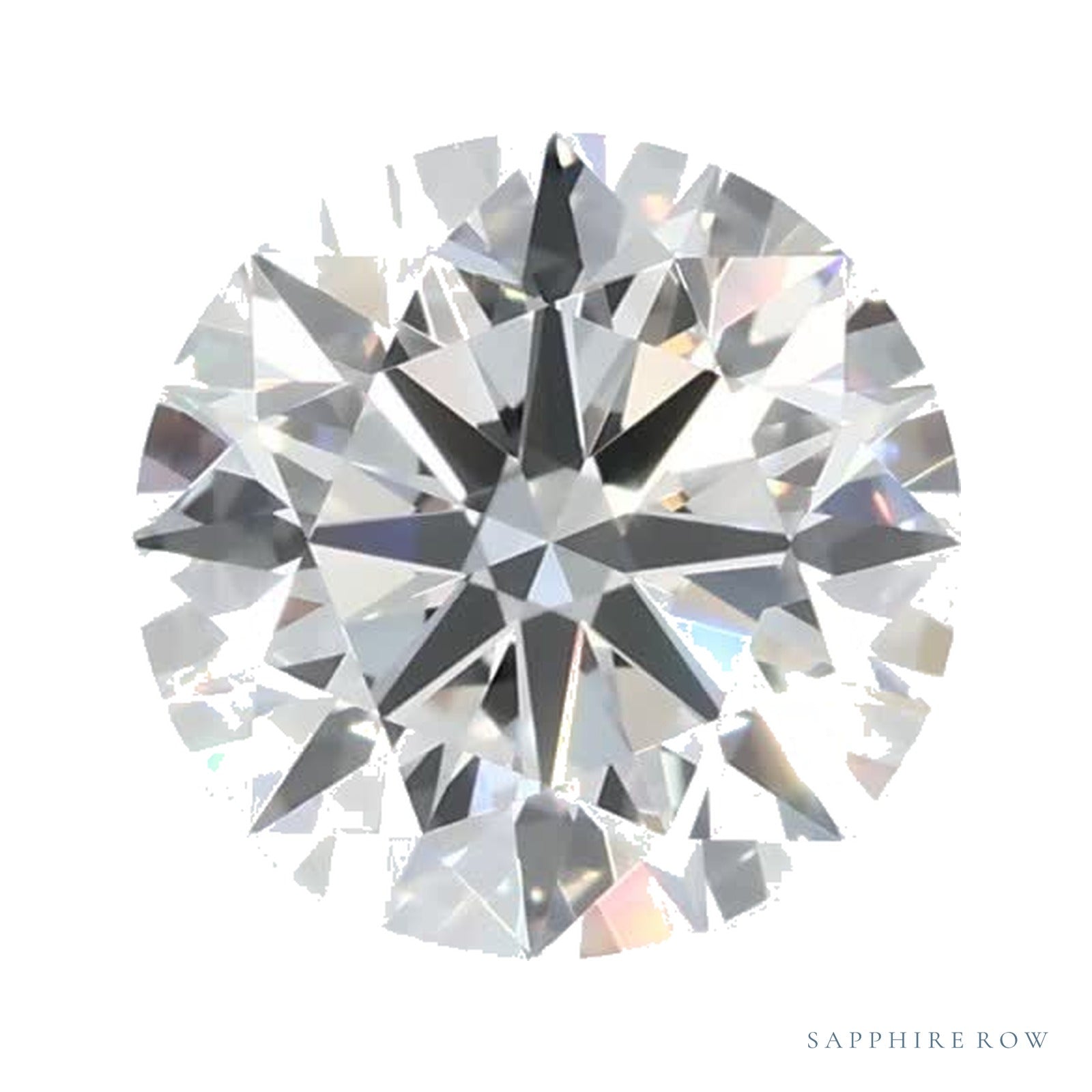 1.21 ct Round Lab-Grown Diamond – D VVS2 — Sapphire Row · cut · cut3 · cut4