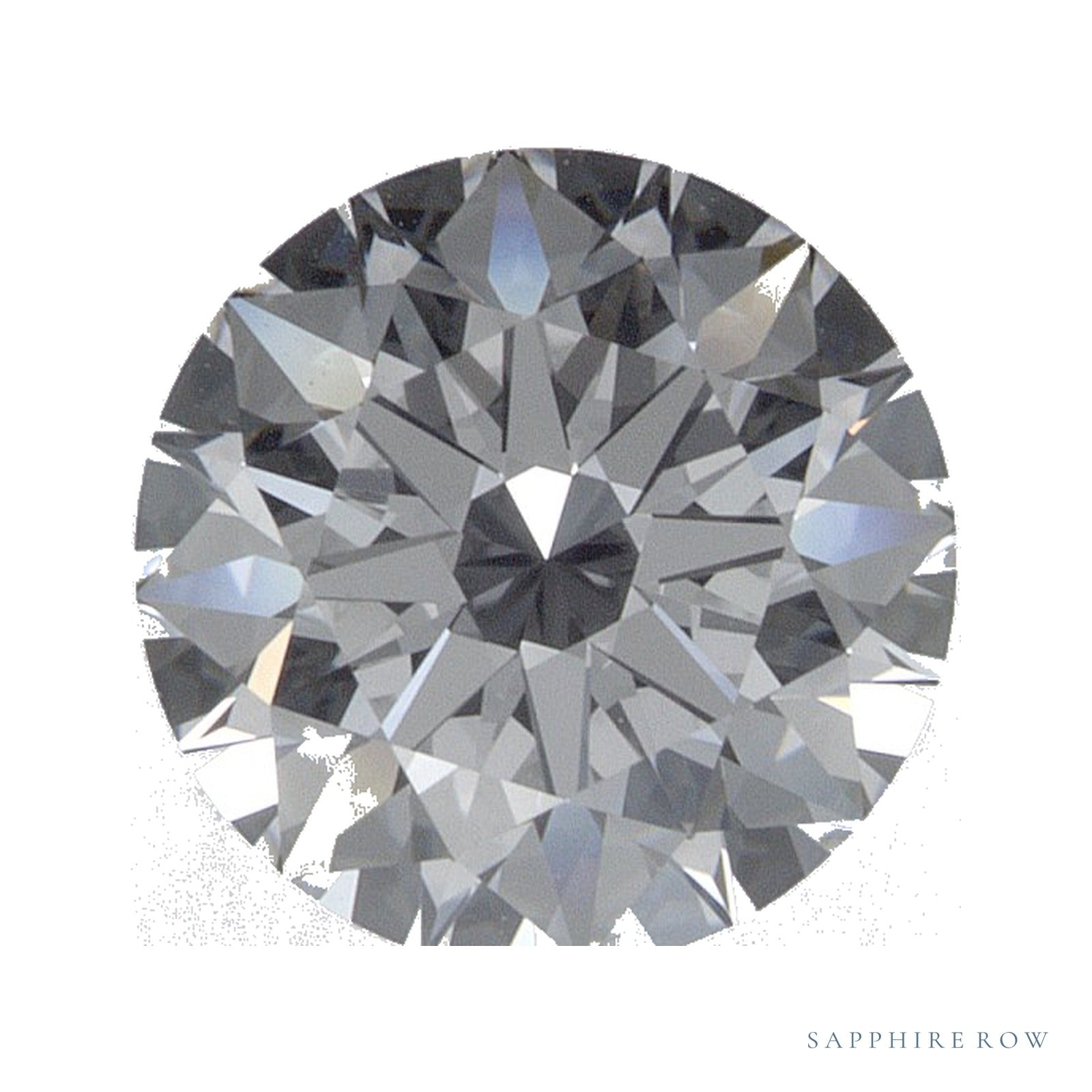 1.21 ct lab-grown diamond, round cut | Sapphire Row · cut4
