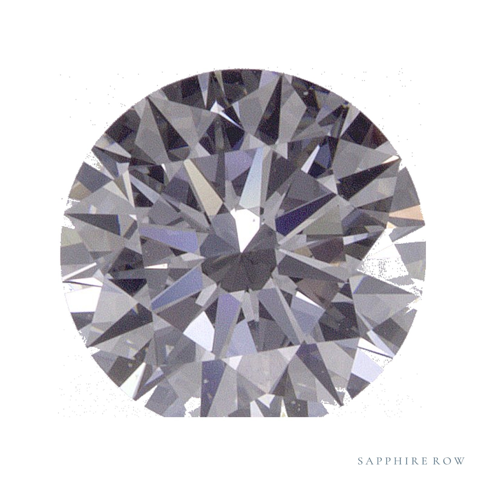 1.21 ct lab-grown diamond, round cut | Sapphire Row · cut4