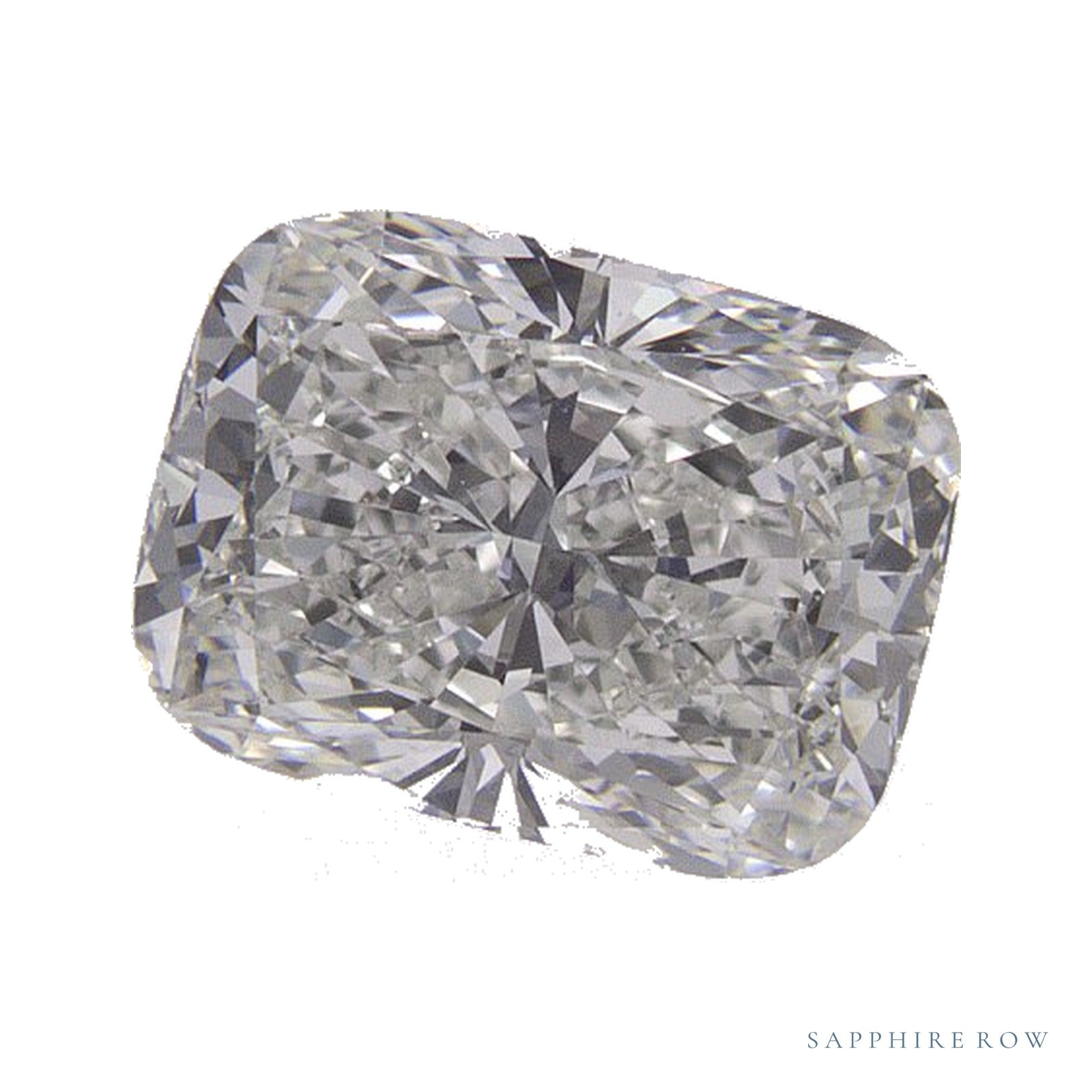 1.20 ct Elongated Cushion Natural Diamond – E VS2 — Sapphire Row · cut · cut3 · cut4