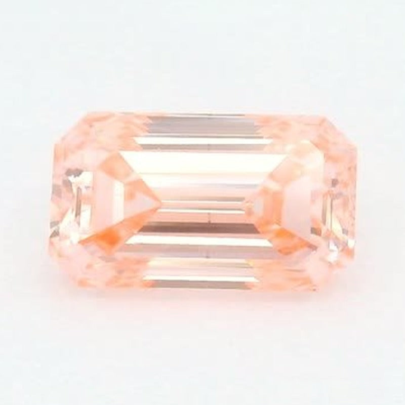 1.20 ct lab-grown fancy vivid pink diamond, emerald cut | Sapphire Row · cut7