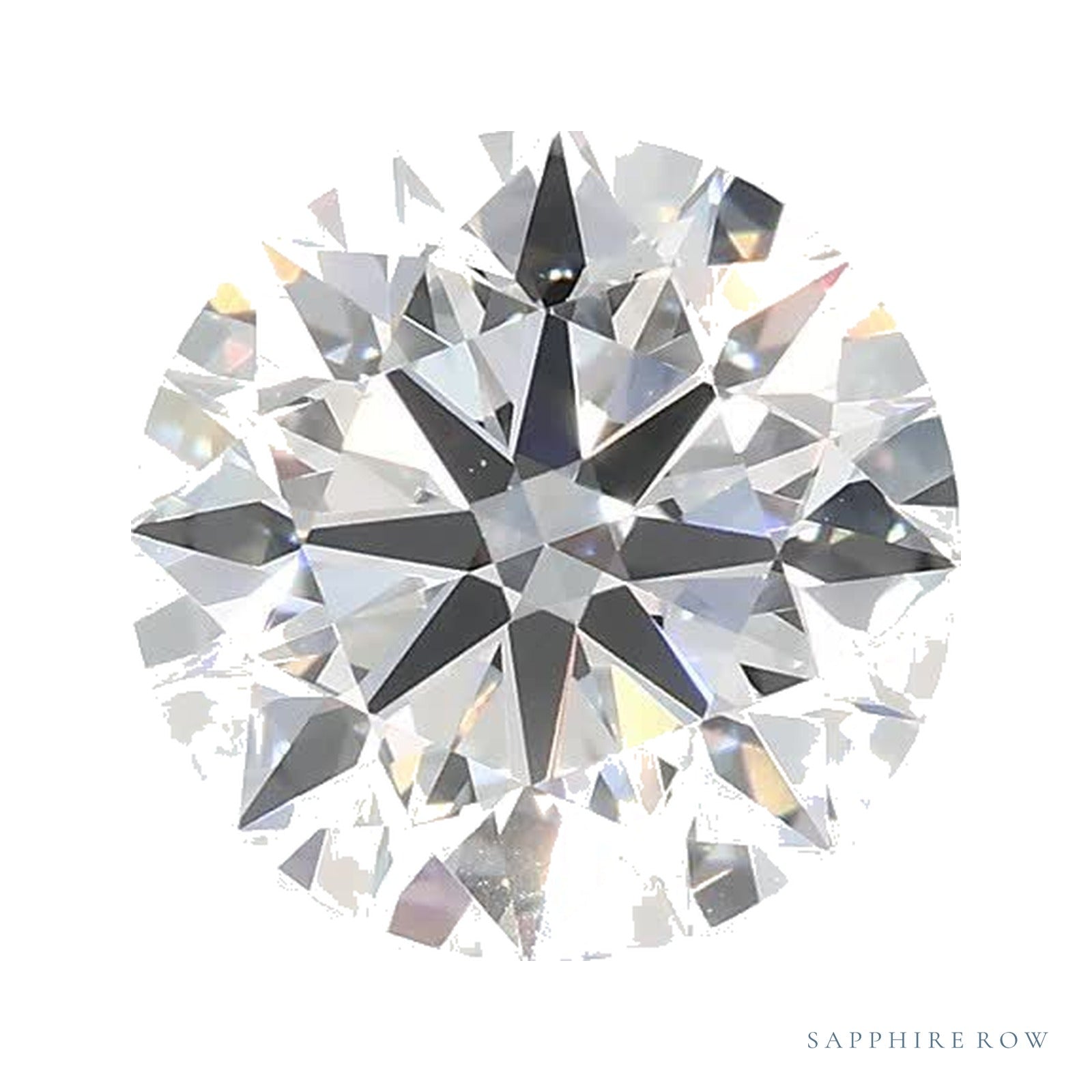 1.20 ct lab-grown diamond, round cut | Sapphire Row · cut4