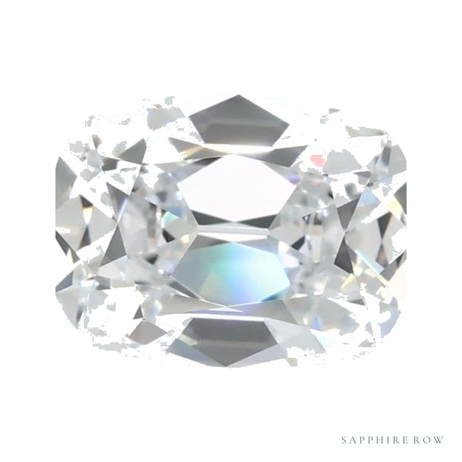 1.16 ct Elongated Cushion Lab-Grown Diamond – E VVS2 — Sapphire Row · cut · cut3 · cut4