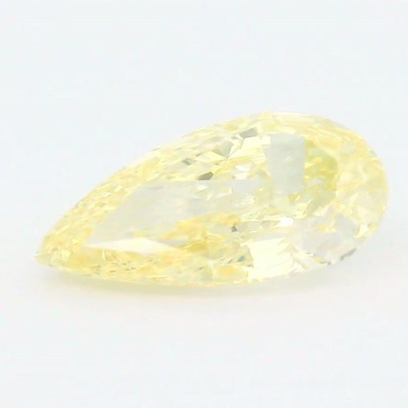 1.12 ct lab-grown fancy intense yellow diamond, pear cut | Sapphire Row · cut7