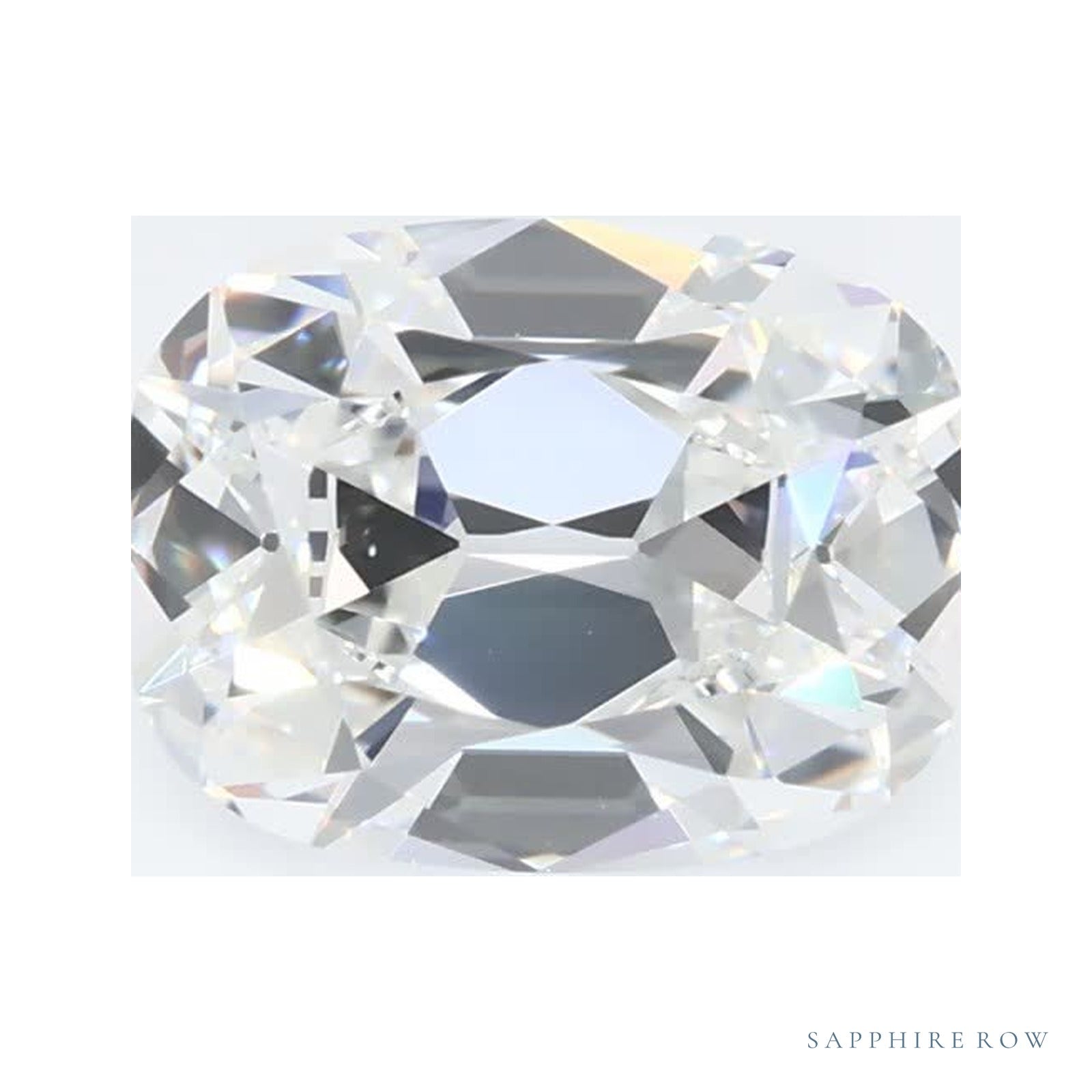 1.11 ct Elongated Cushion Lab-Grown Diamond – E VS2 — Sapphire Row · cut · cut3 · cut4