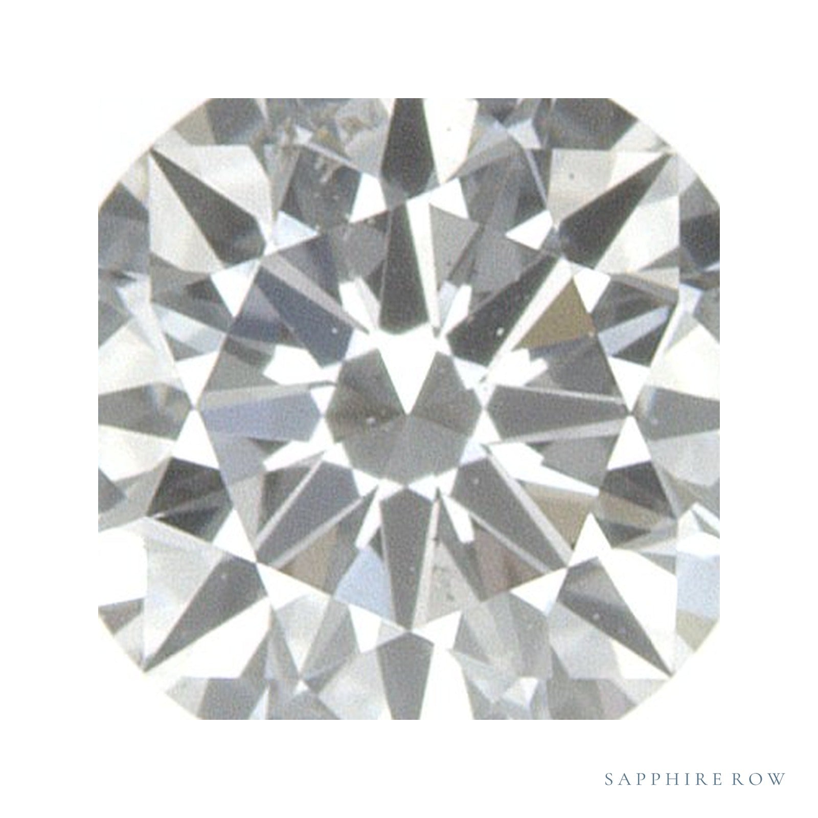 1.10 ct lab-grown diamond, round cut | Sapphire Row · cut4