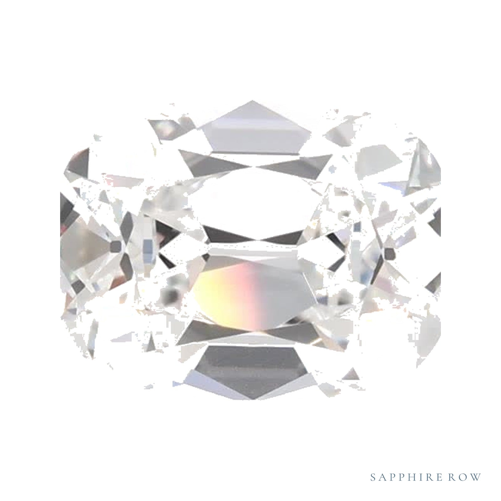 1.10 ct Elongated Cushion Lab-Grown Diamond – E VS1 — Sapphire Row · cut · cut3 · cut4