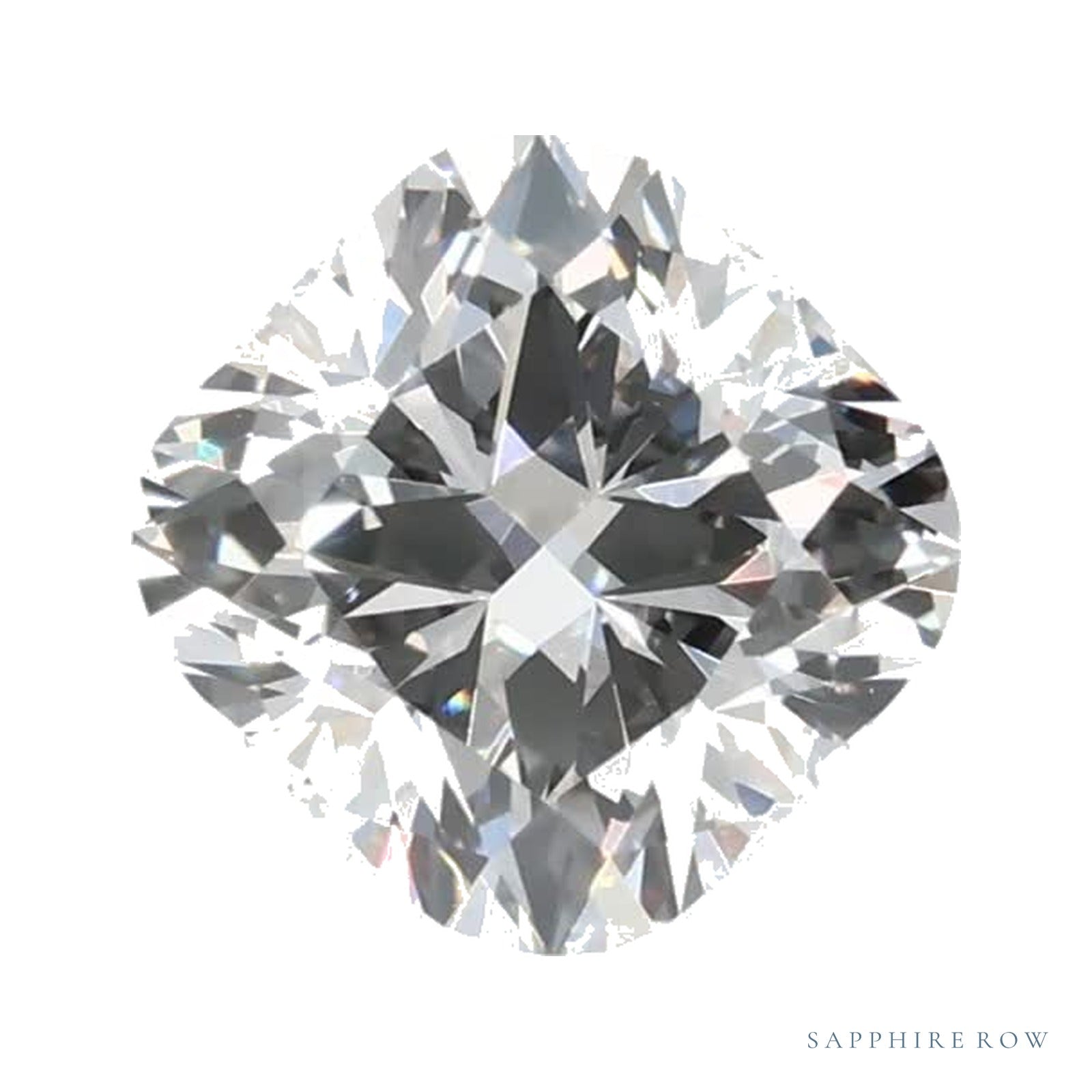 1.09 ct Cushion Lab-Grown Diamond – F VS1 — Sapphire Row · cut · cut3 · cut4
