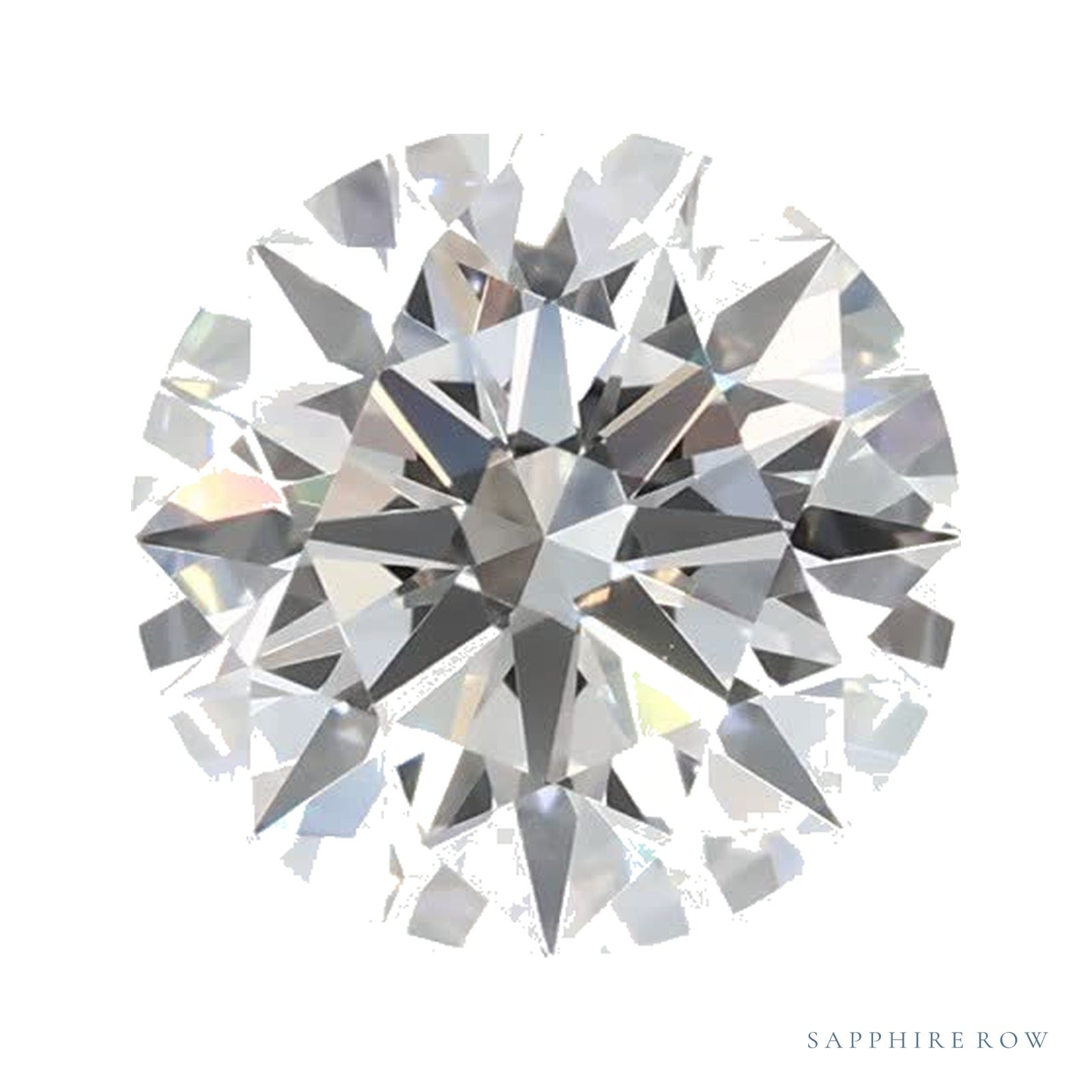 1.09 ct lab-grown diamond, round cut | Sapphire Row · cut4