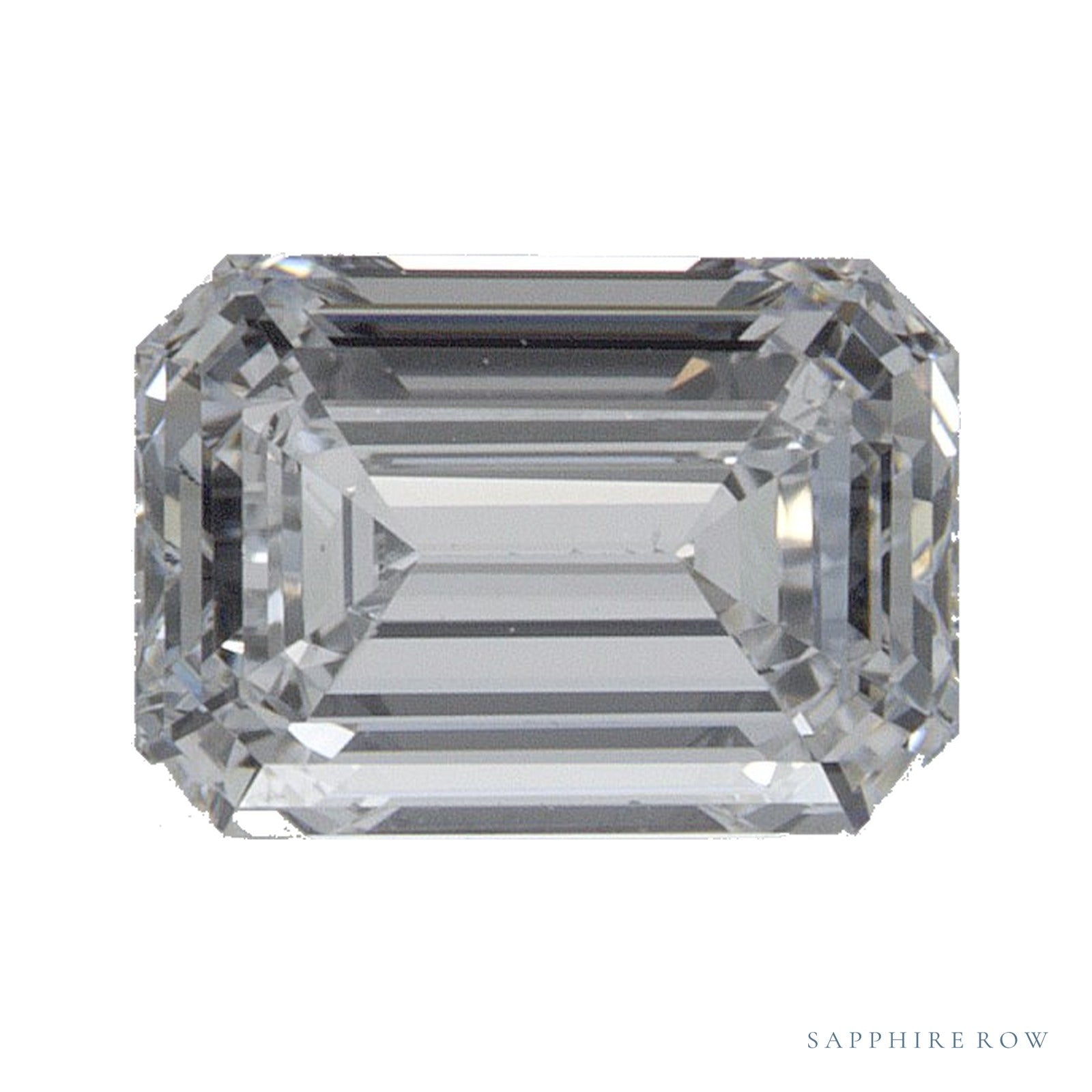 1.09 ct lab-grown diamond, emerald cut | Sapphire Row · cut4