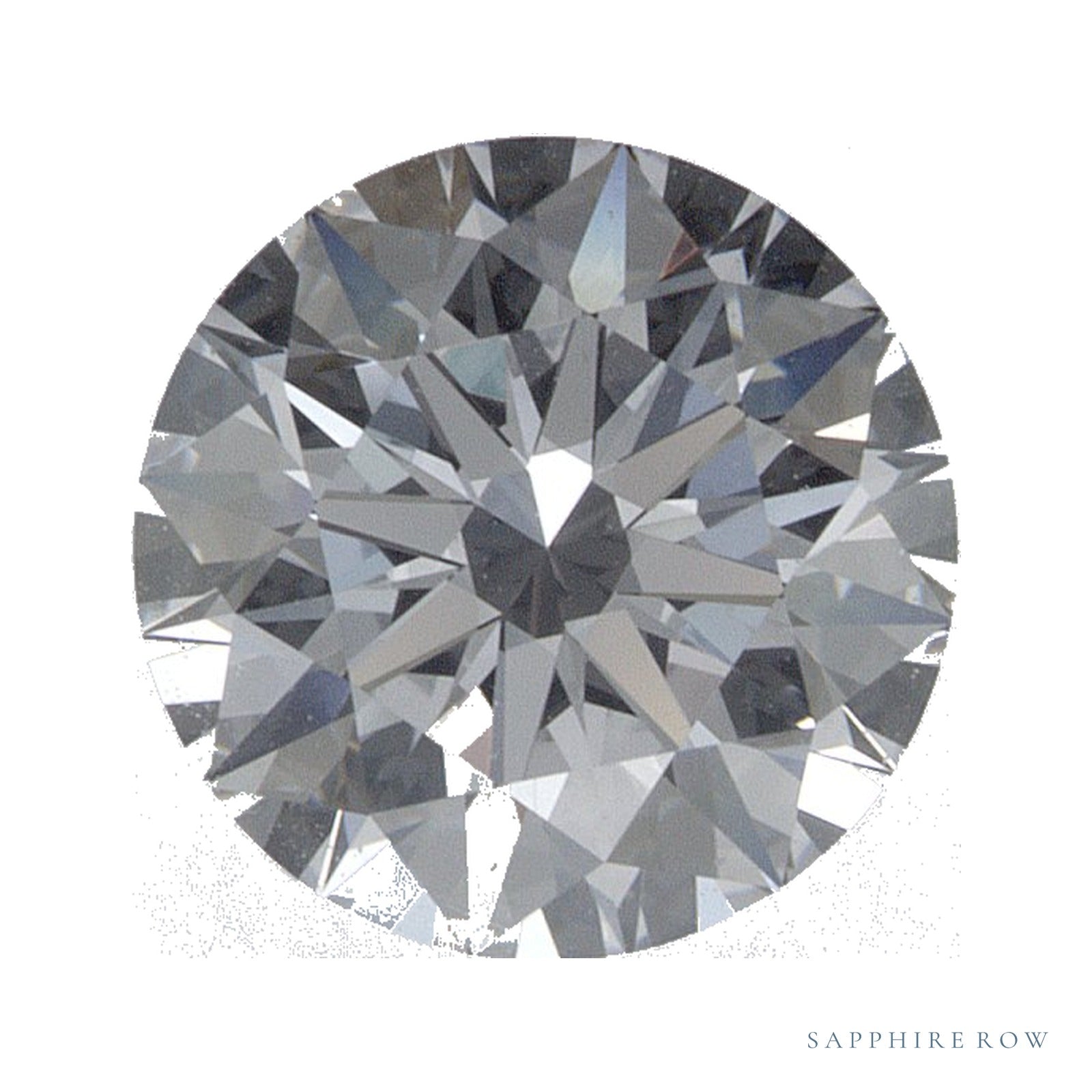 1.09 ct lab-grown diamond, round cut | Sapphire Row · cut4