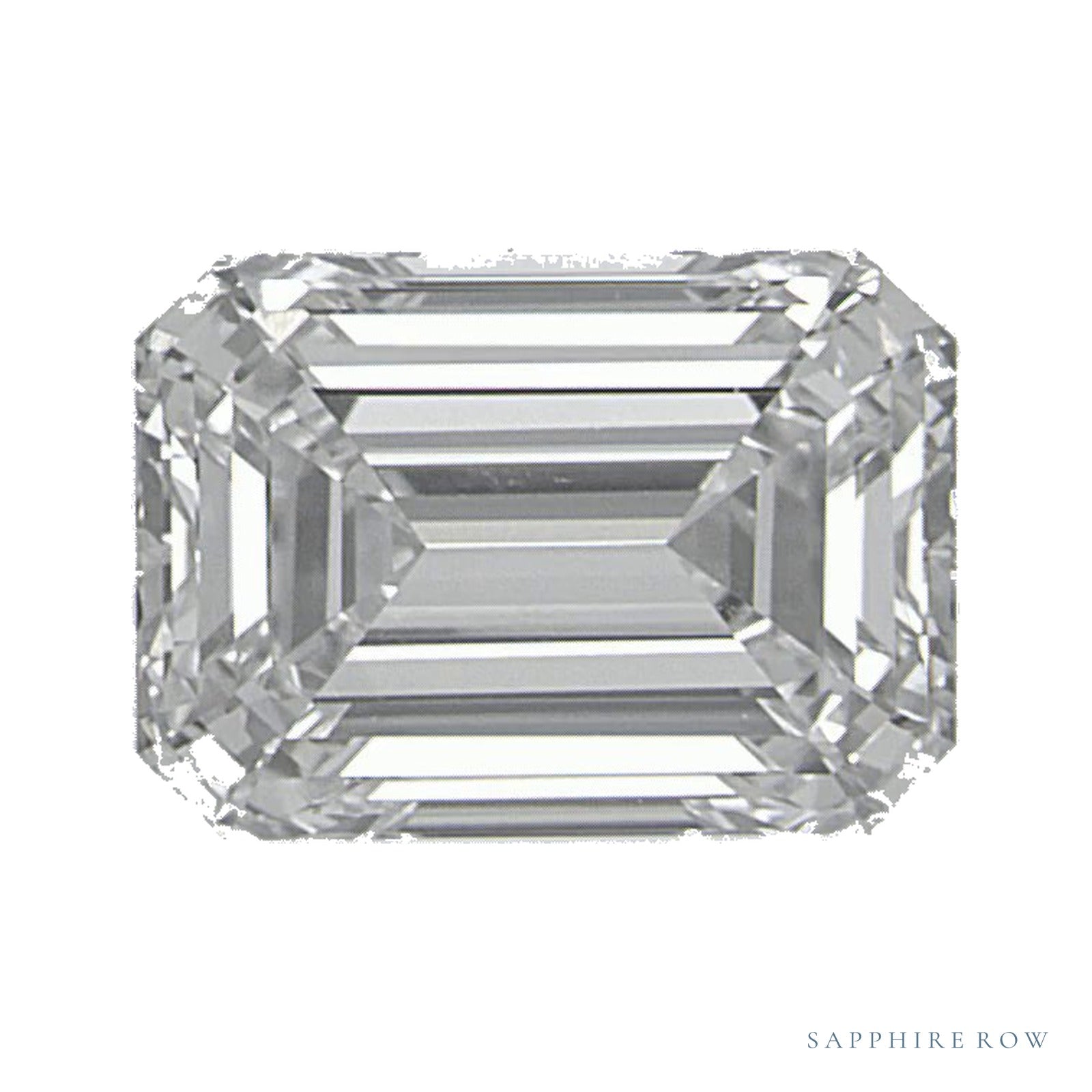 1.08 ct lab-grown diamond, emerald cut | Sapphire Row · cut4