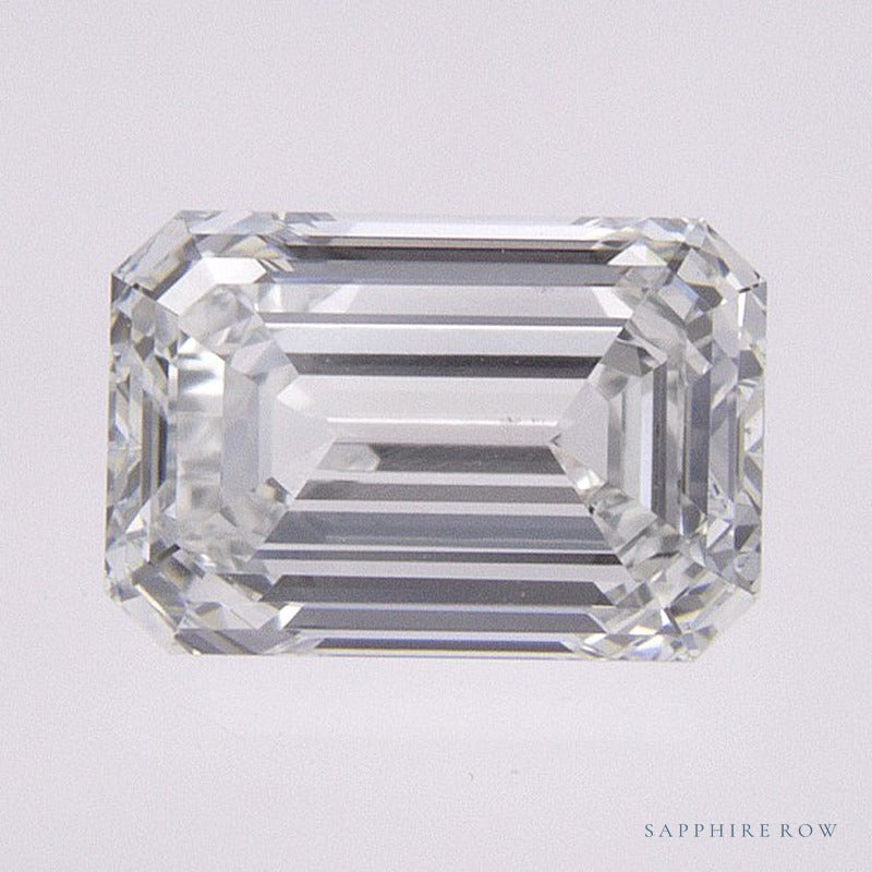 1.08 ct lab-grown diamond, emerald cut | Sapphire Row · cut7