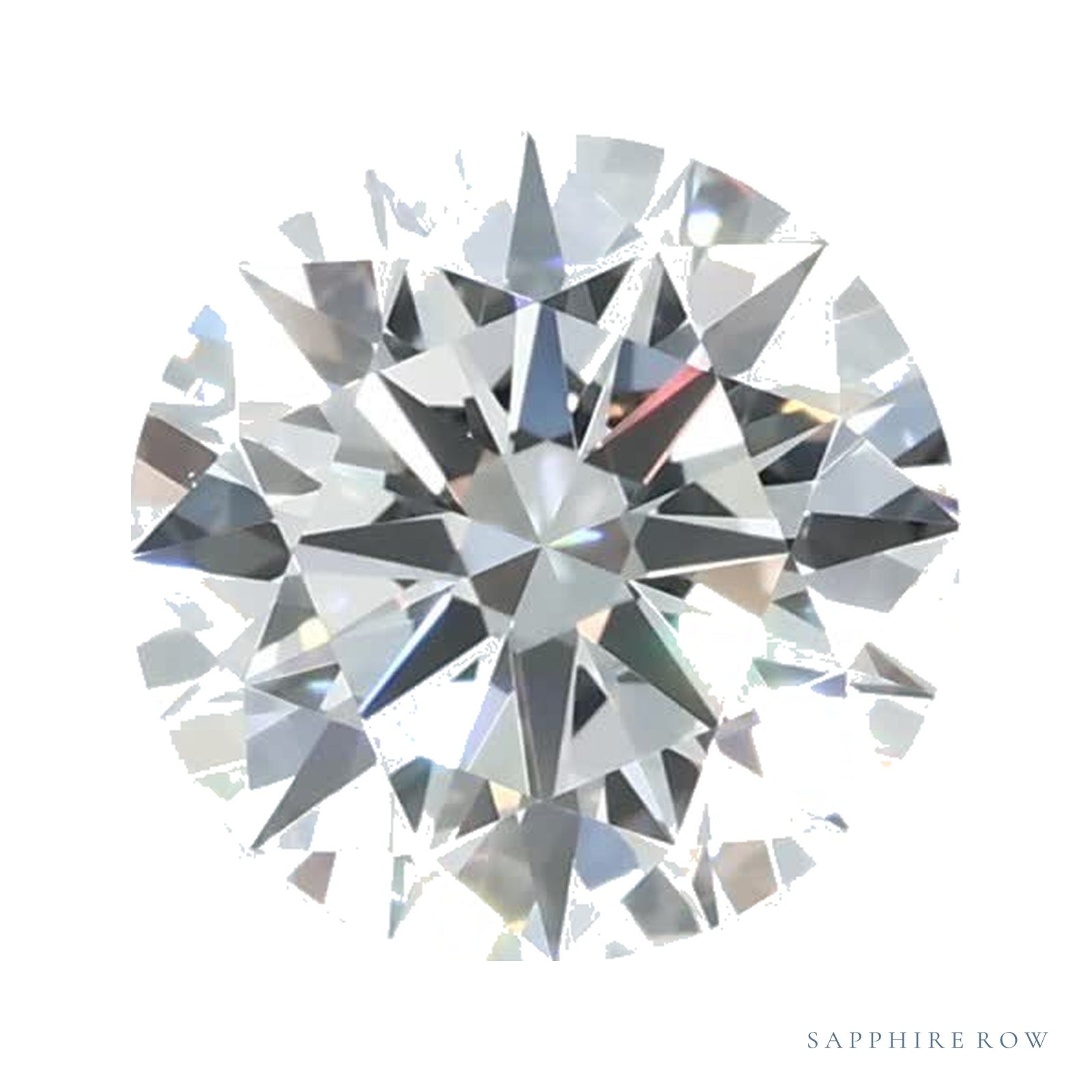 1.08 ct lab-grown diamond, round cut | Sapphire Row · cut4