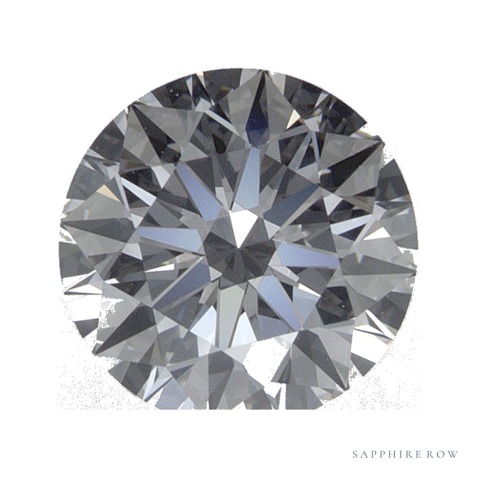 1.08 ct lab-grown diamond, round cut | Sapphire Row · cut4