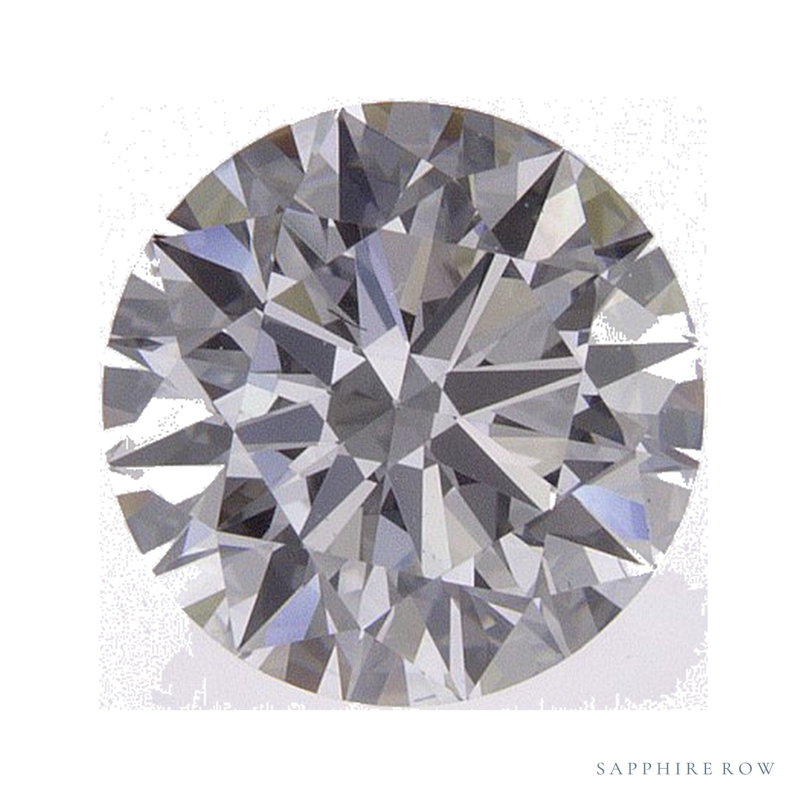 1.08 ct lab-grown diamond, round cut | Sapphire Row · cut4
