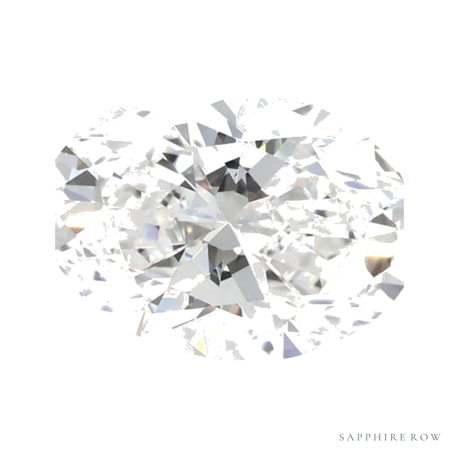 1.07 ct Oval Lab-Grown Diamond – D VVS2 — Sapphire Row · cut · cut3 · cut4