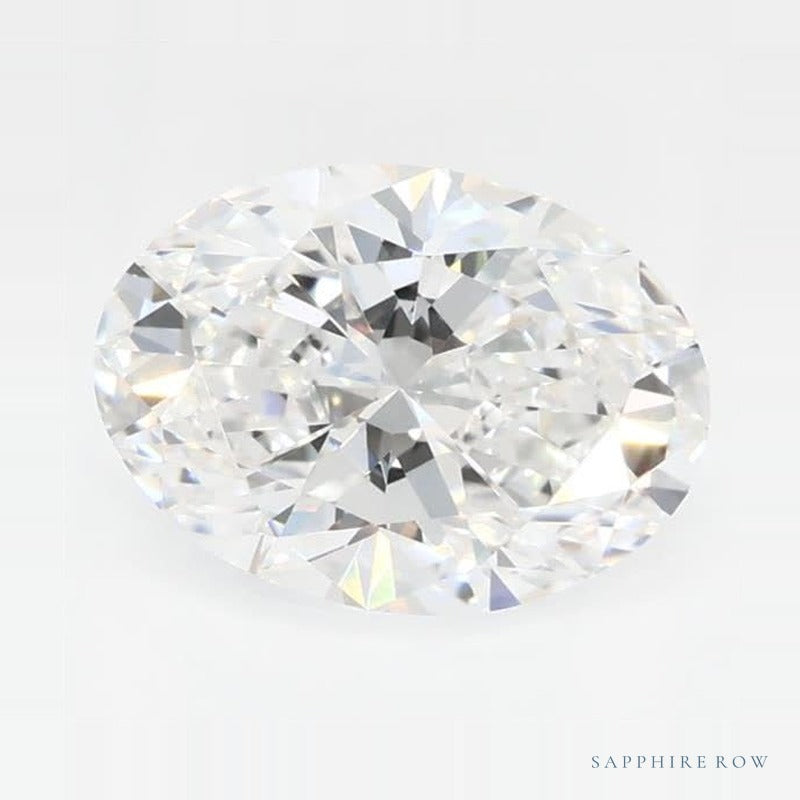 1.07 ct lab-grown diamond, oval cut | Sapphire Row · cut6