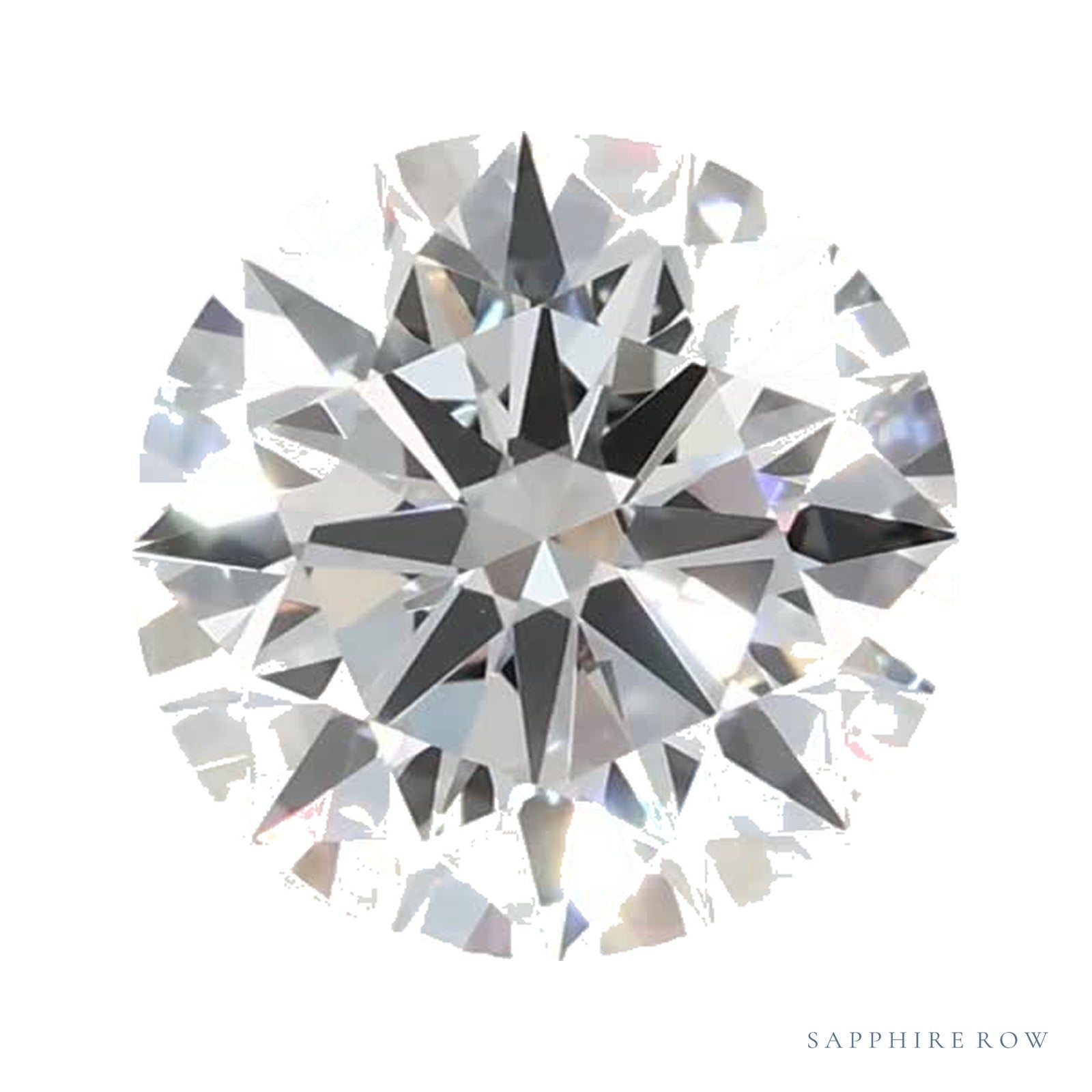 1.07 ct lab-grown diamond, round cut | Sapphire Row · cut4