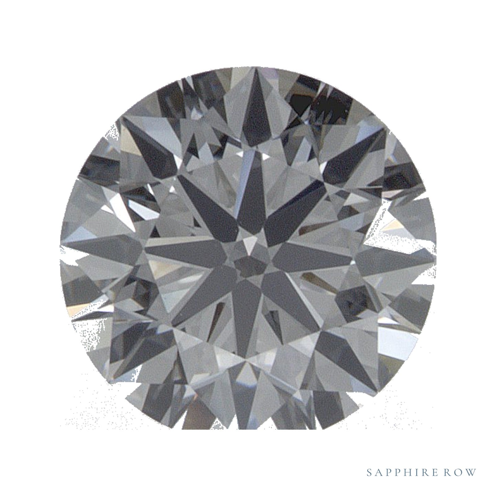 1.07 ct lab-grown diamond, round cut | Sapphire Row · cut4