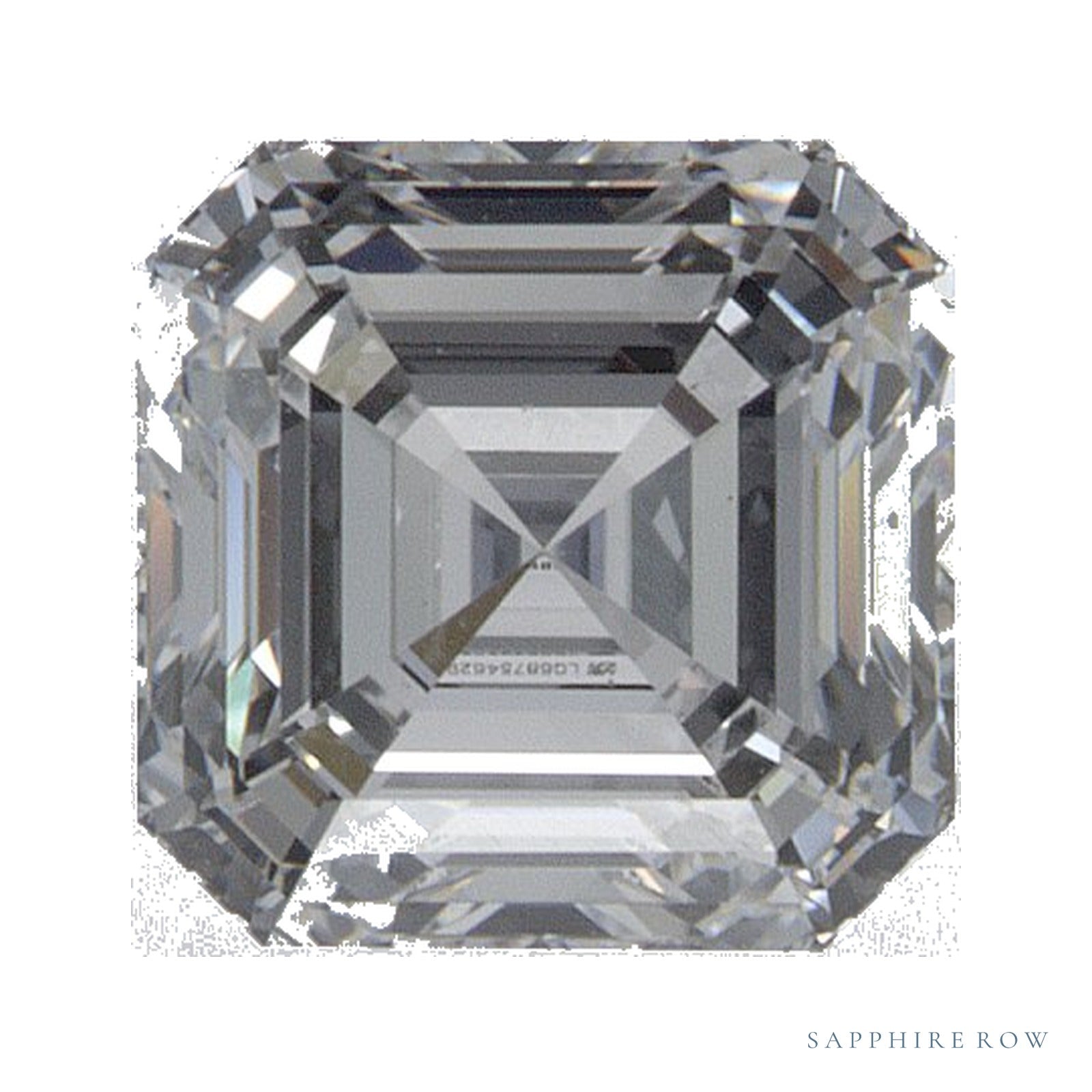 1.06 ct Asscher Lab-Grown Diamond – D VVS2 — Sapphire Row · cut · cut3 · cut4
