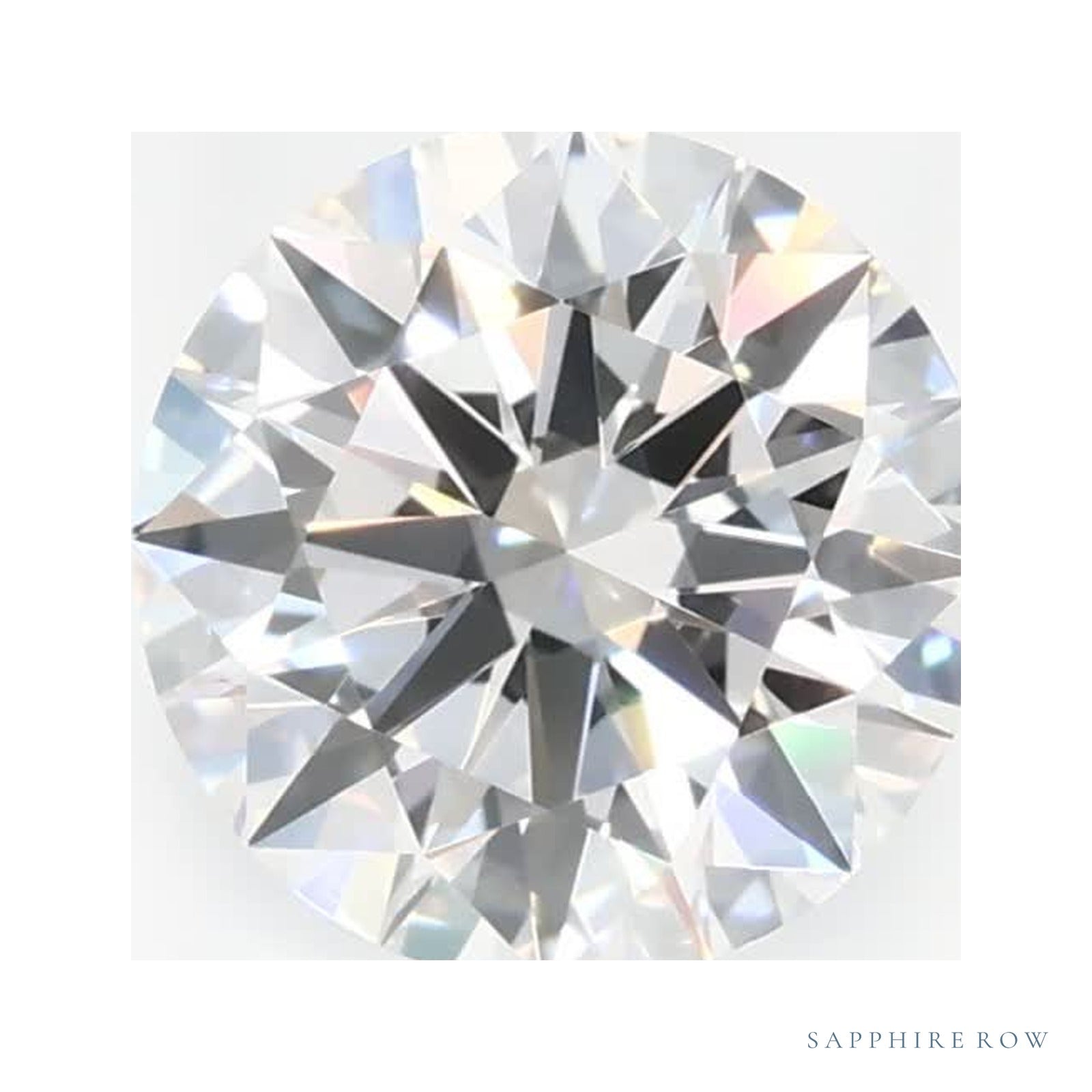 1.06 ct lab-grown diamond, round cut | Sapphire Row · cut4