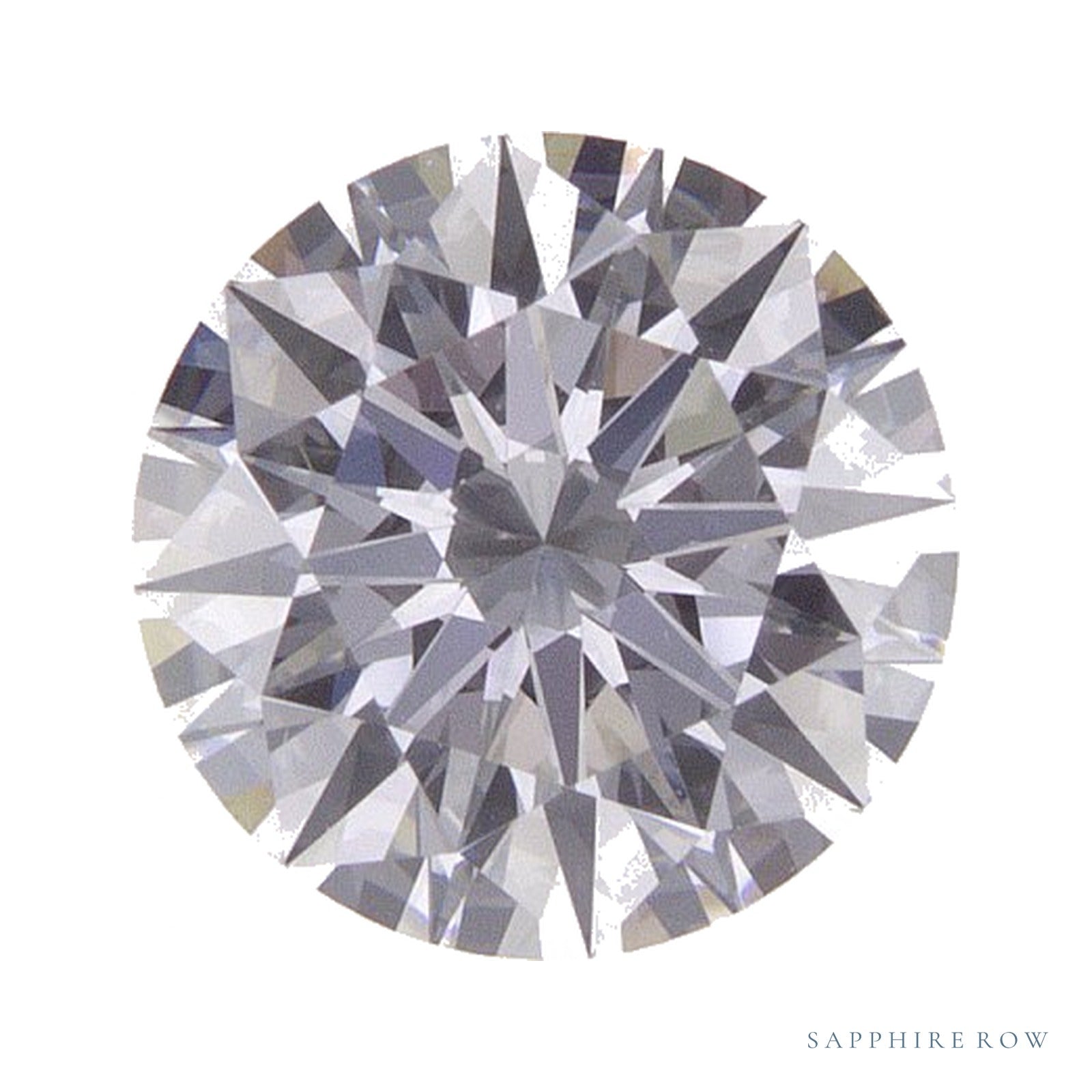 1.06 ct lab-grown diamond, round cut | Sapphire Row · cut4