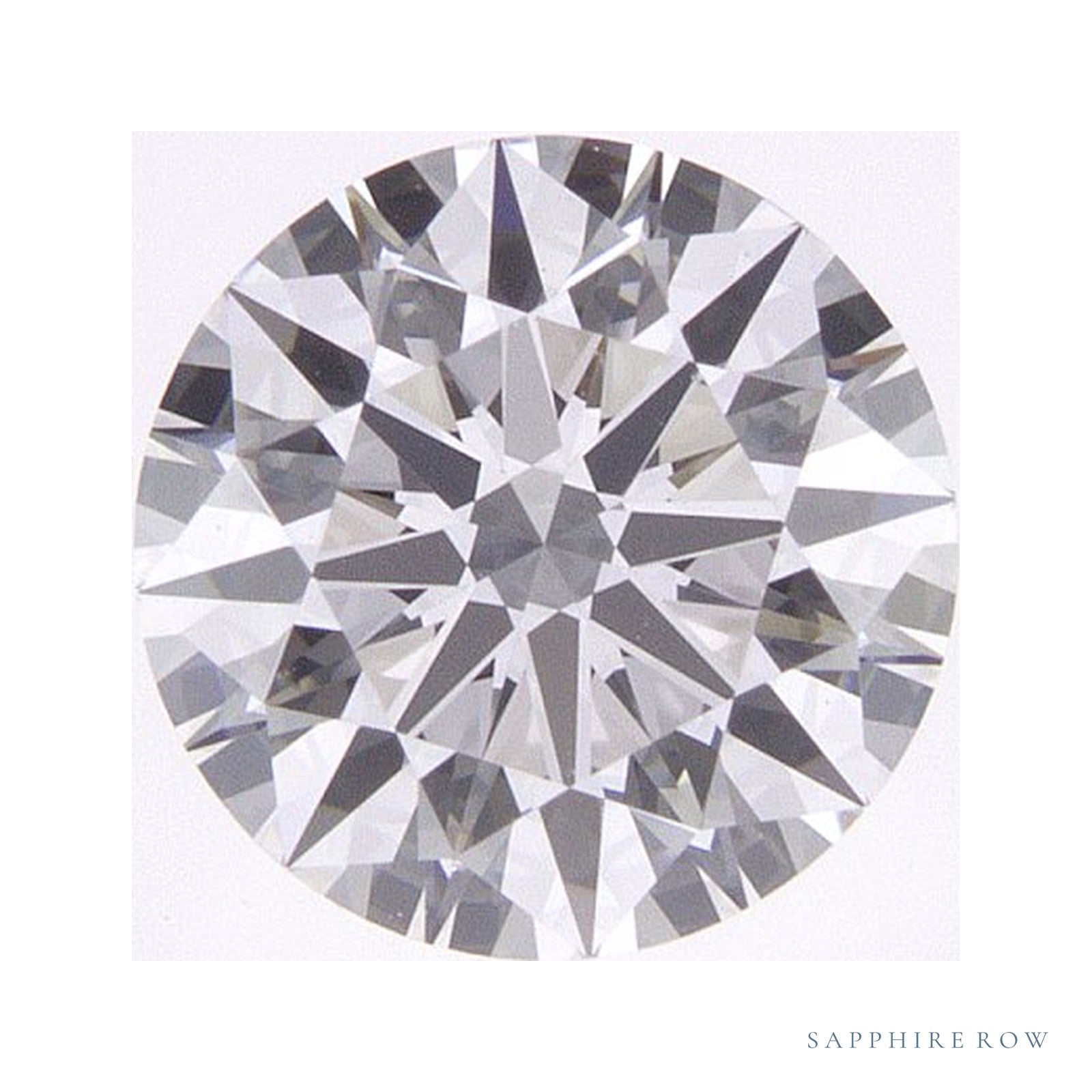 1.06 ct lab-grown diamond, round cut | Sapphire Row · cut4