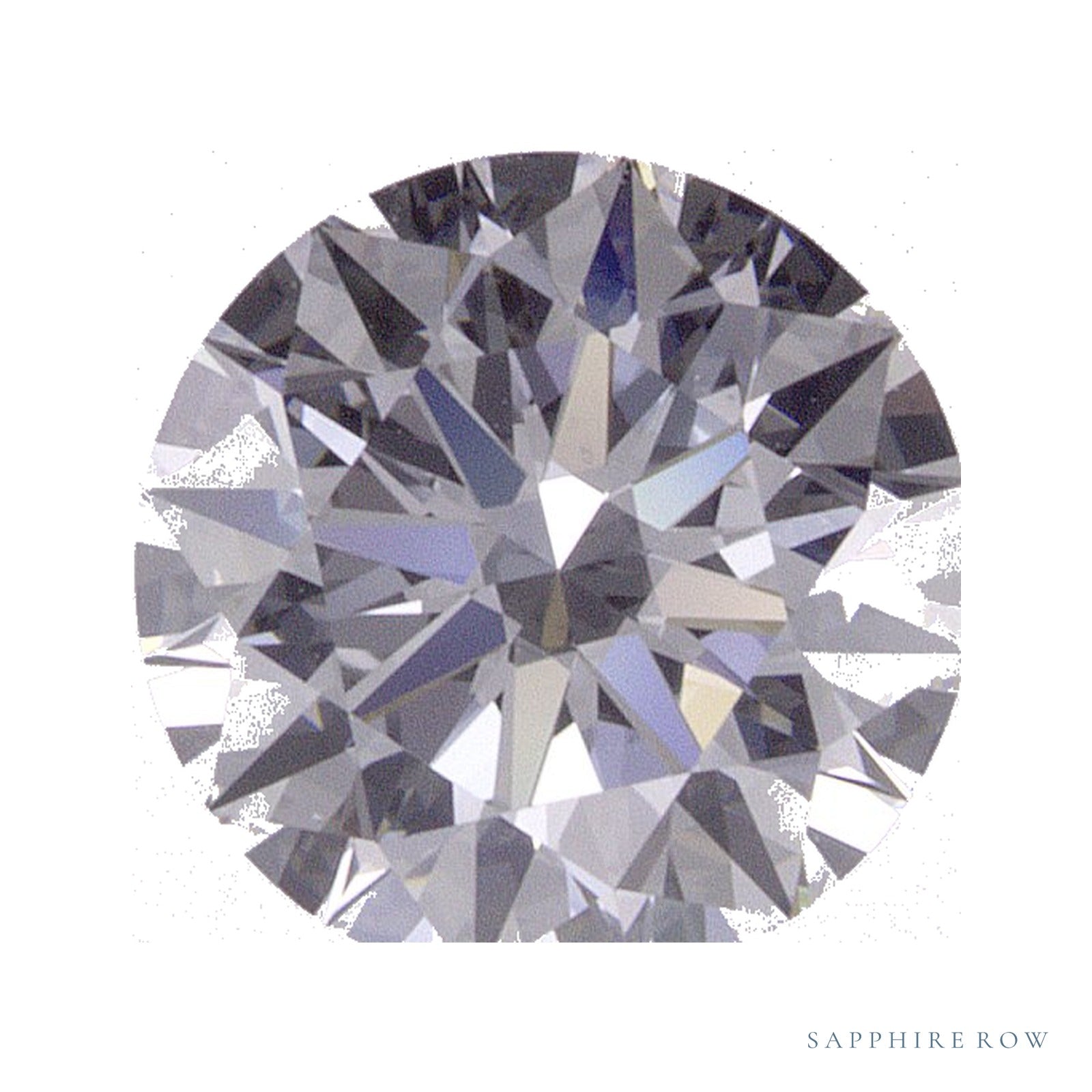 1.06 ct lab-grown diamond, round cut | Sapphire Row · cut4