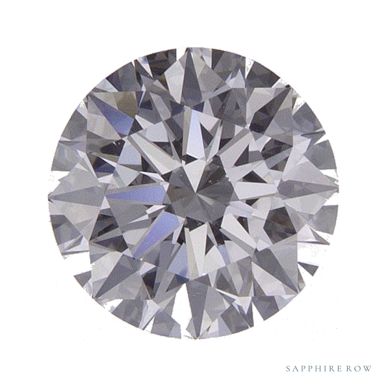 1.06 ct lab-grown diamond, round cut | Sapphire Row · cut4