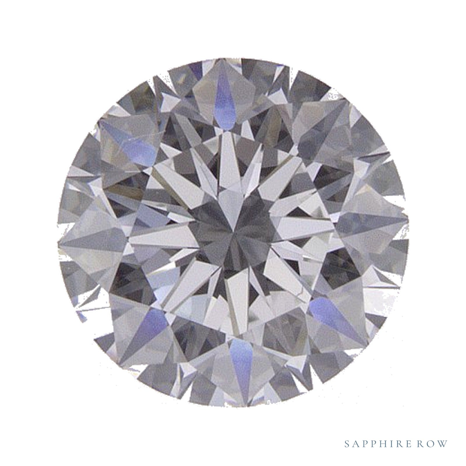 1.06 ct lab-grown diamond, round cut | Sapphire Row · cut4