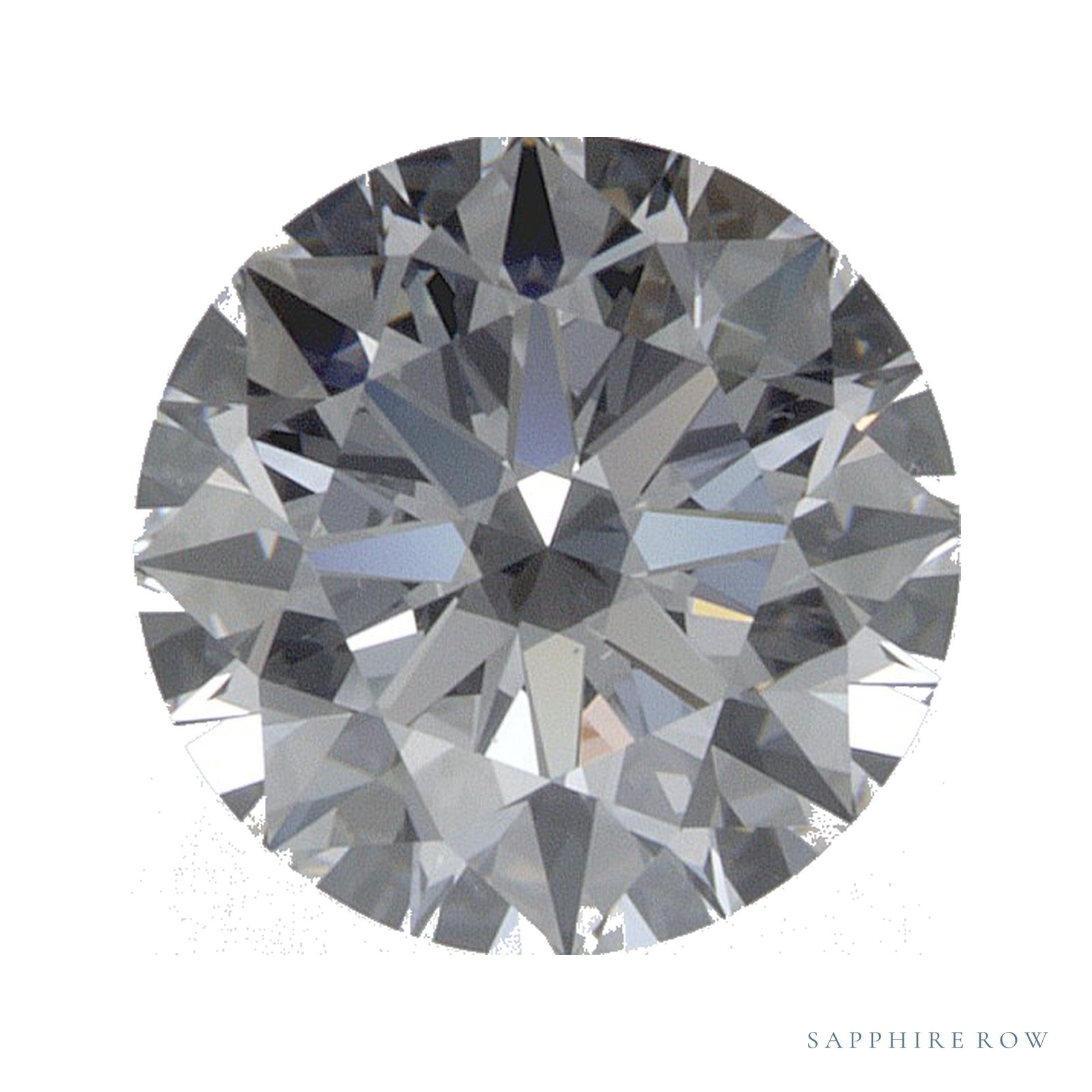 1.06 ct lab-grown diamond, round cut | Sapphire Row · cut4