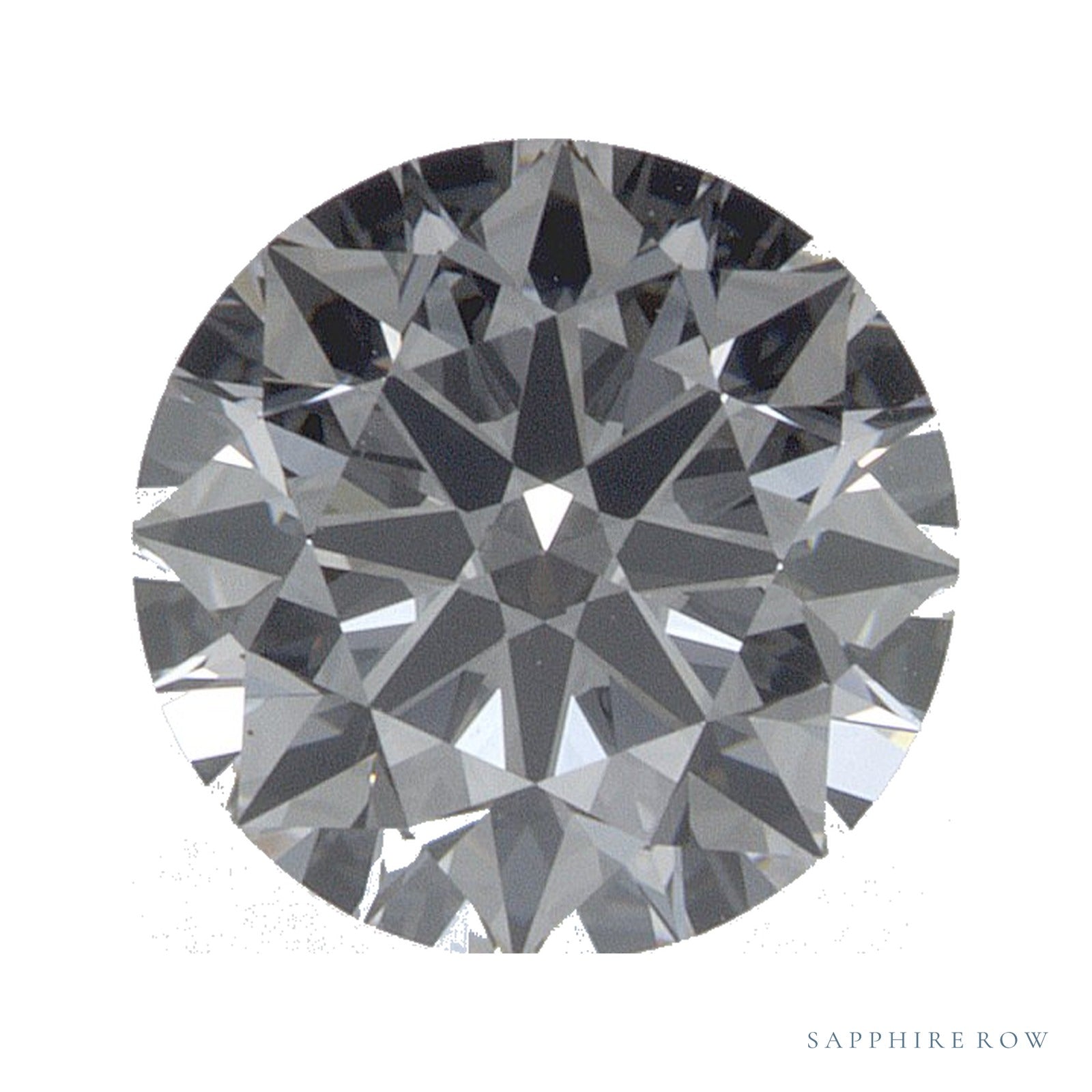 1.06 ct lab-grown diamond, round cut | Sapphire Row · cut4