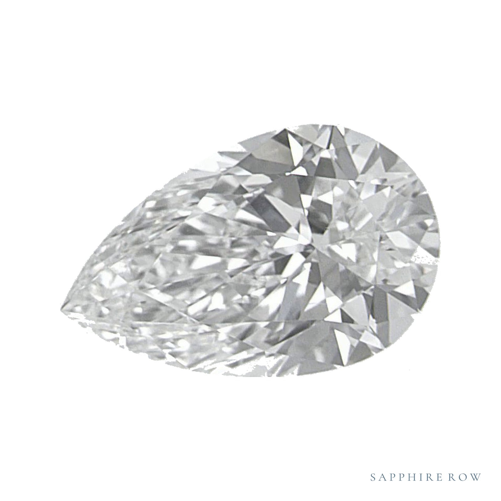 1.05 ct Pear Natural Diamond – G VS2 — Sapphire Row · cut · cut3 · cut4