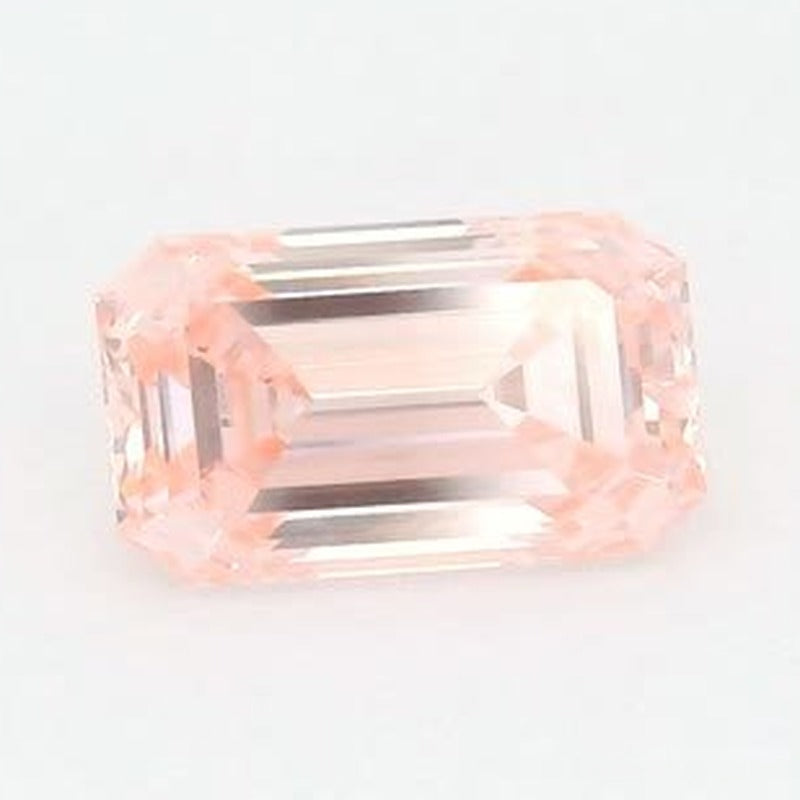 1.05 ct lab-grown fancy vivid pink diamond, emerald cut | Sapphire Row · cut7