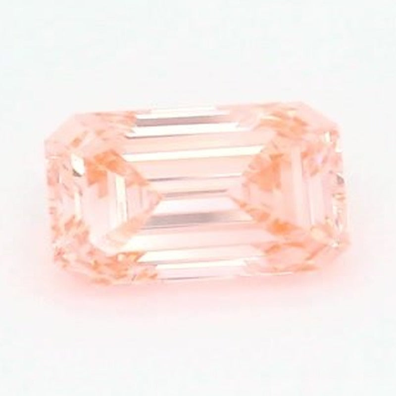 1.05 ct lab-grown fancy vivid pink diamond, emerald cut | Sapphire Row · cut7