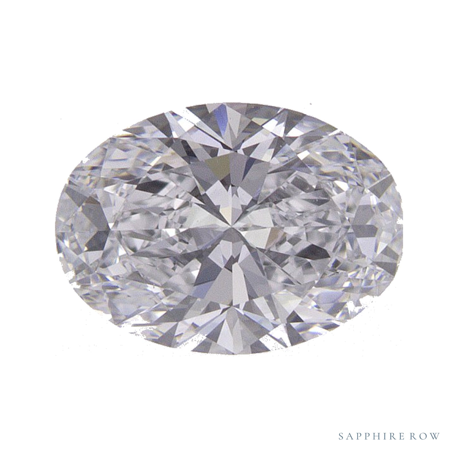 1.05 ct Oval Lab-Grown Diamond – D VVS2 — Sapphire Row · cut · cut3 · cut4