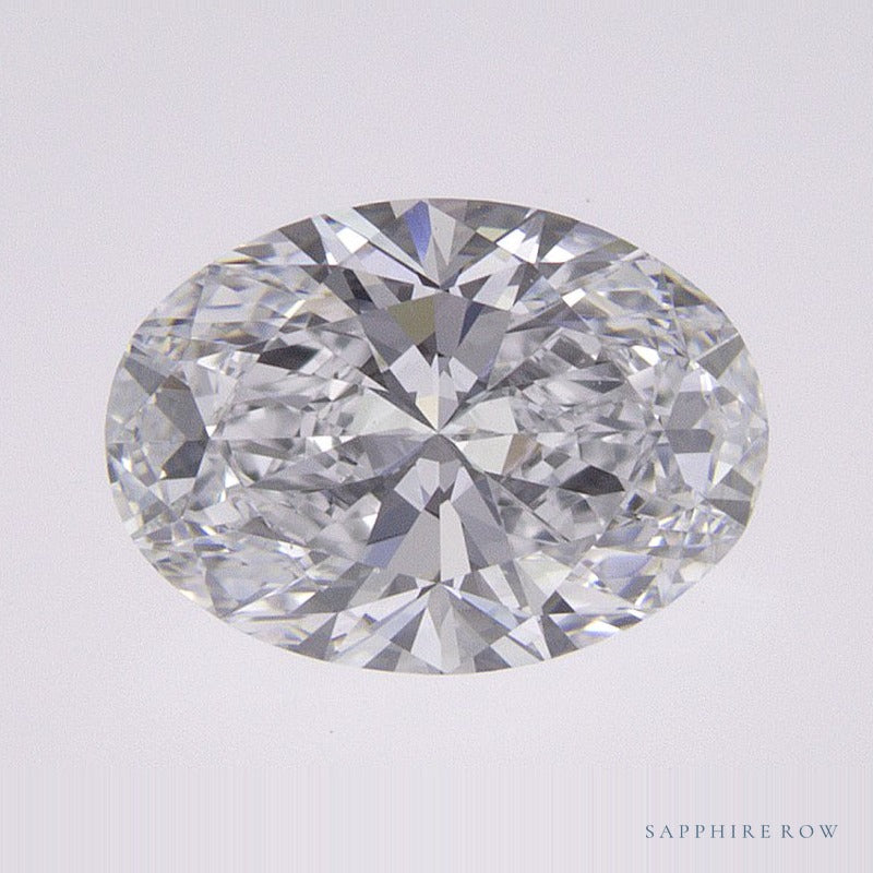 1.05 ct lab-grown diamond, oval cut | Sapphire Row · cut6