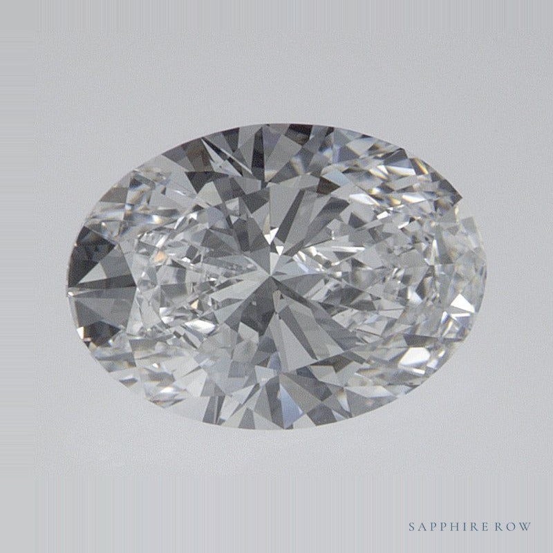 1.05 ct lab-grown diamond, oval cut | Sapphire Row · cut6