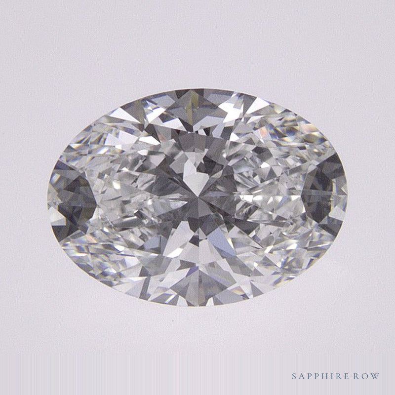 1.05 ct lab-grown diamond, oval cut | Sapphire Row · cut6