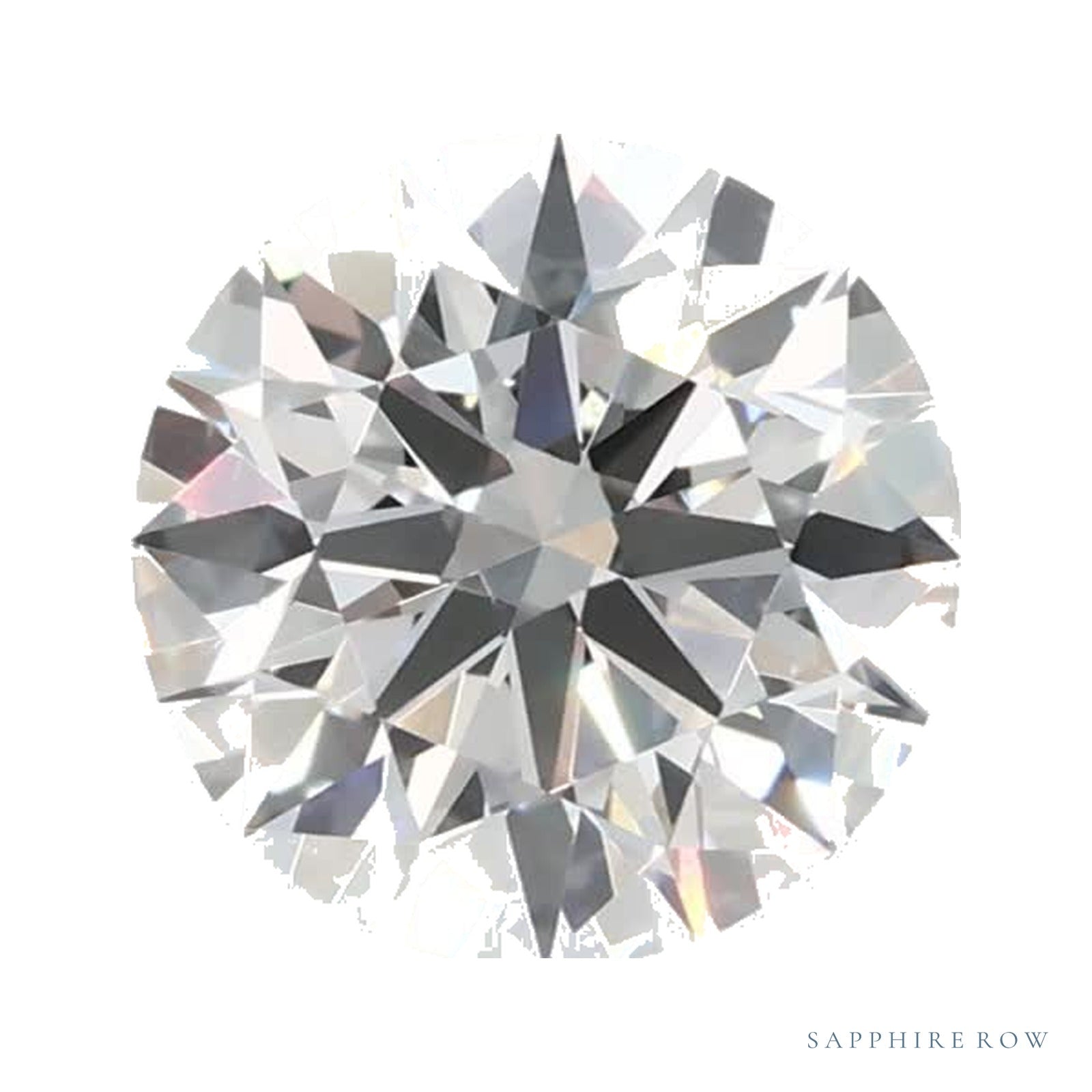 1.05 ct lab-grown diamond, round cut | Sapphire Row · cut4