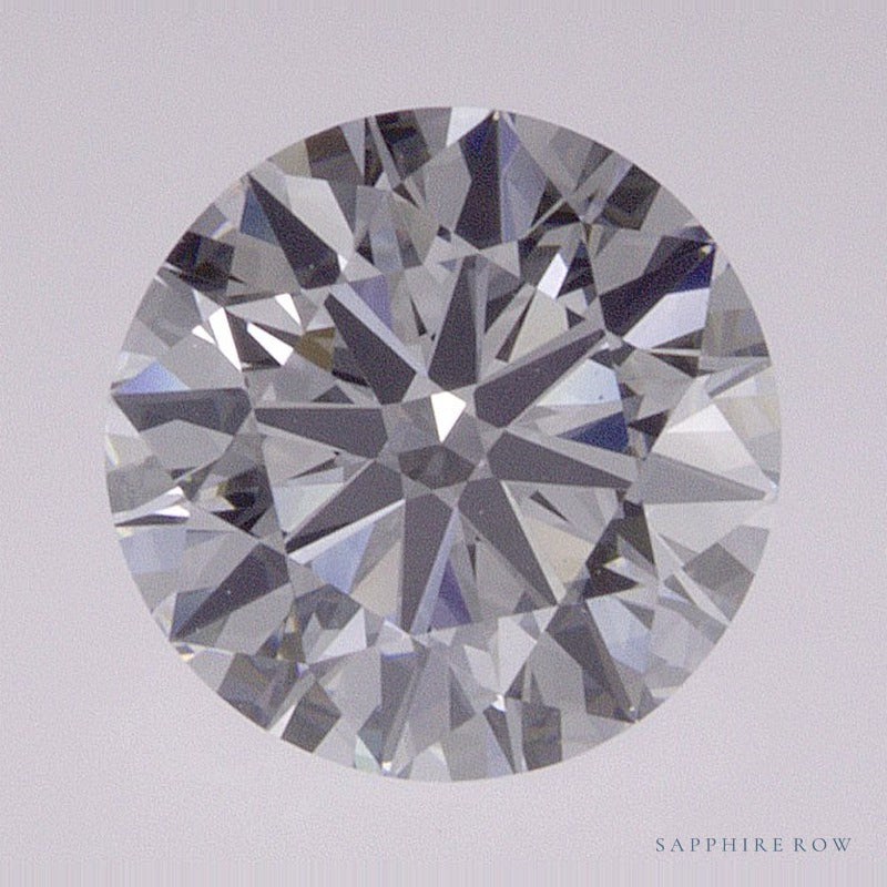 1.05 ct lab-grown diamond, round cut | Sapphire Row · cut6