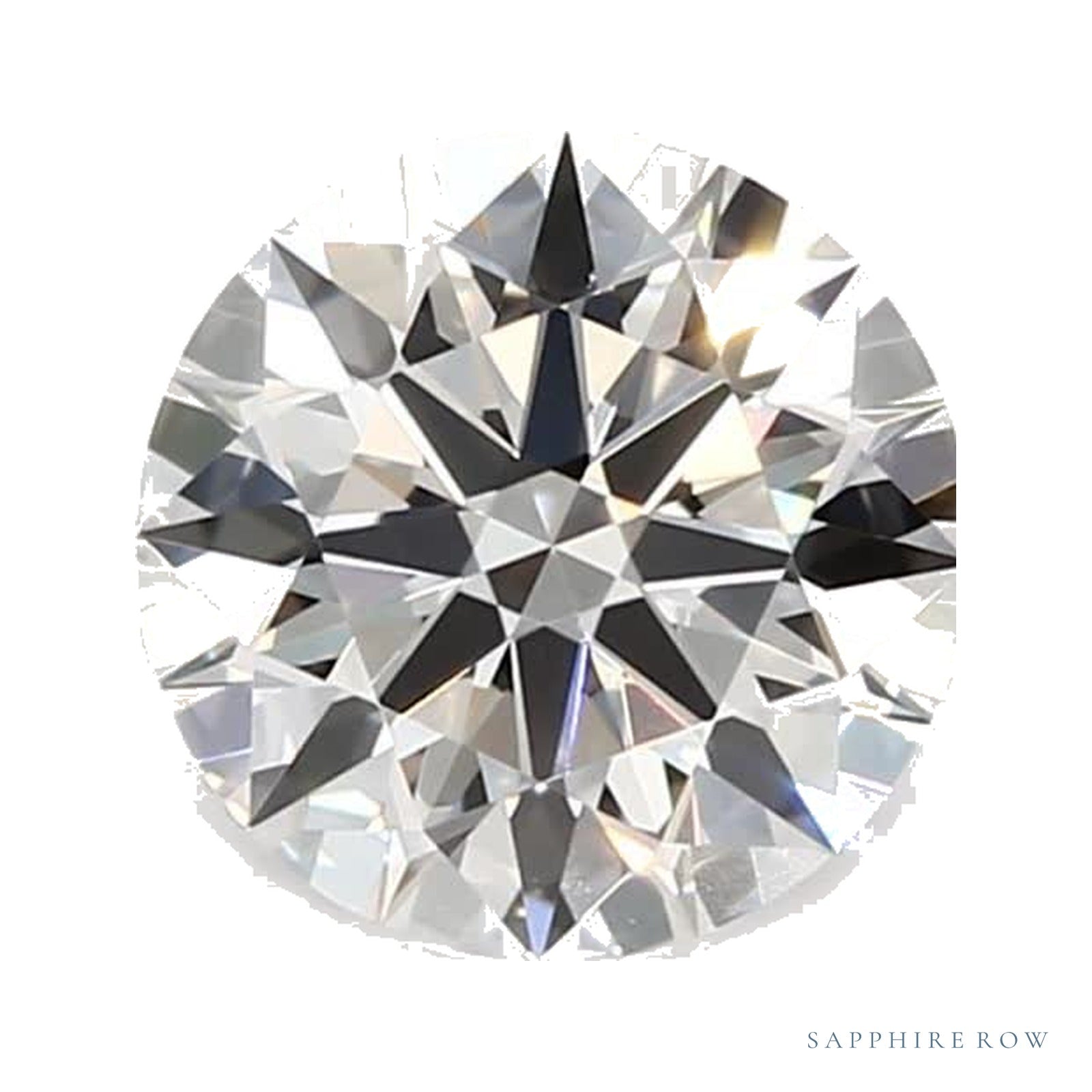 1.05 ct lab-grown diamond, round cut | Sapphire Row · cut4